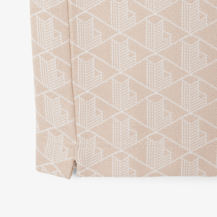 Classic Fit Monogram Jacquard Polo Shirt image number 5