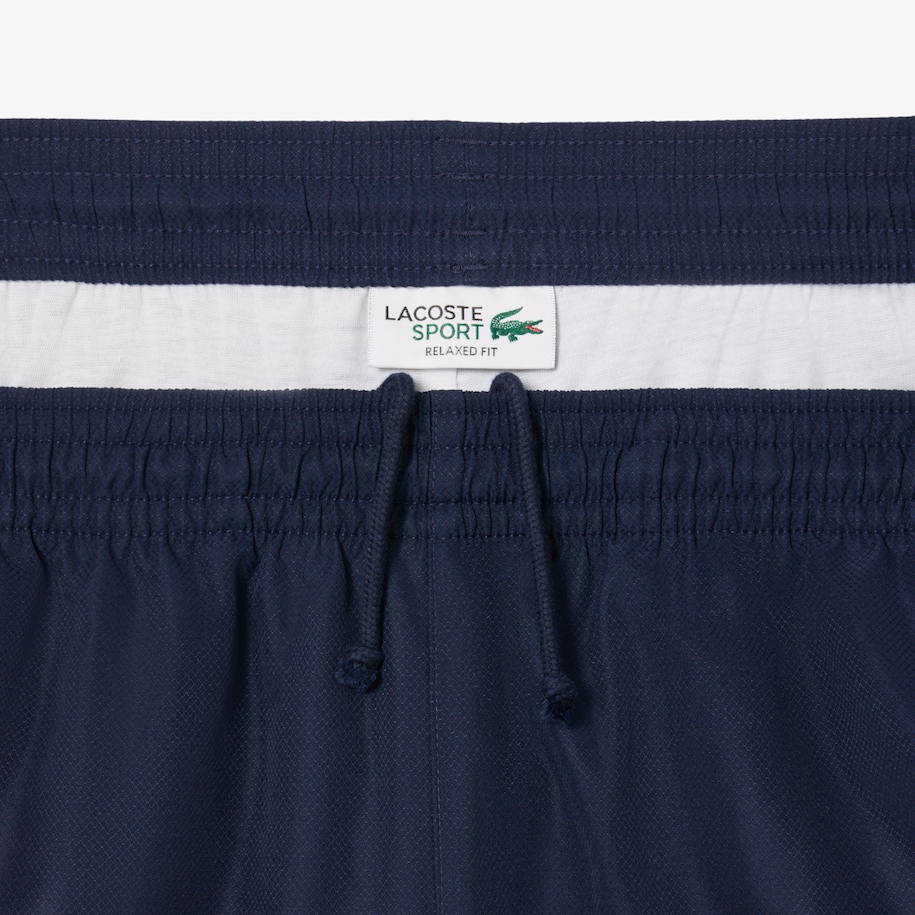 Lightweight Colour-Block Stripe Tennis Shorts image number 6