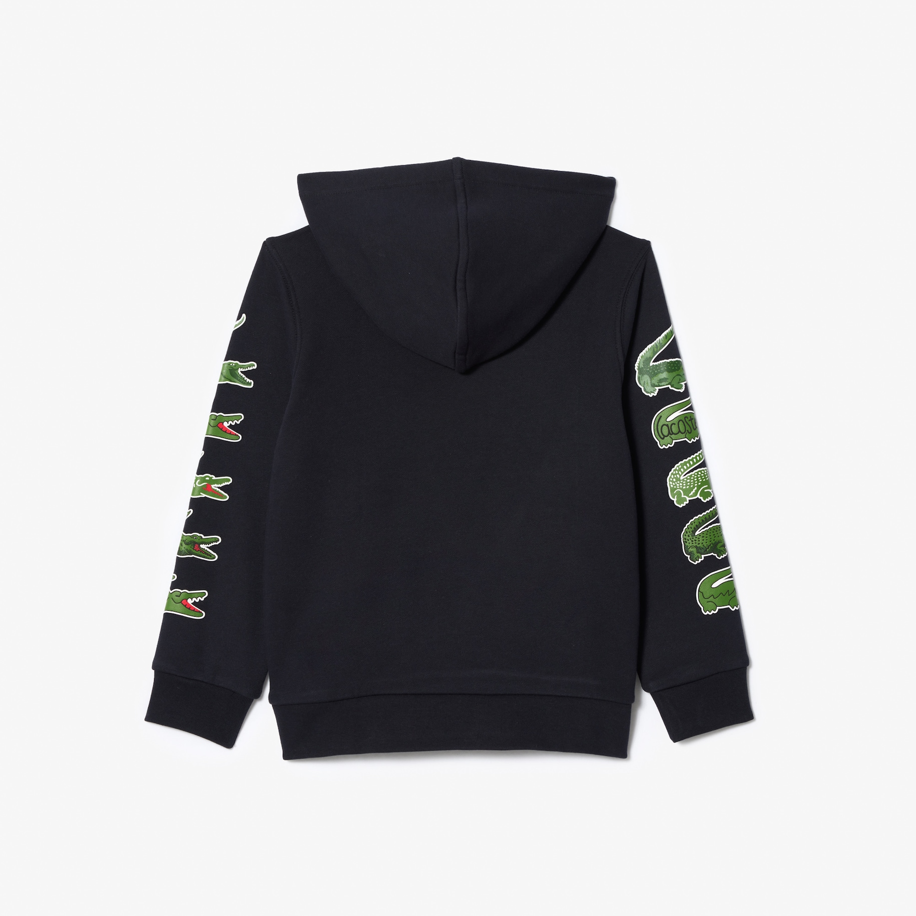 Contrast Crocodile Hoodie image number 1