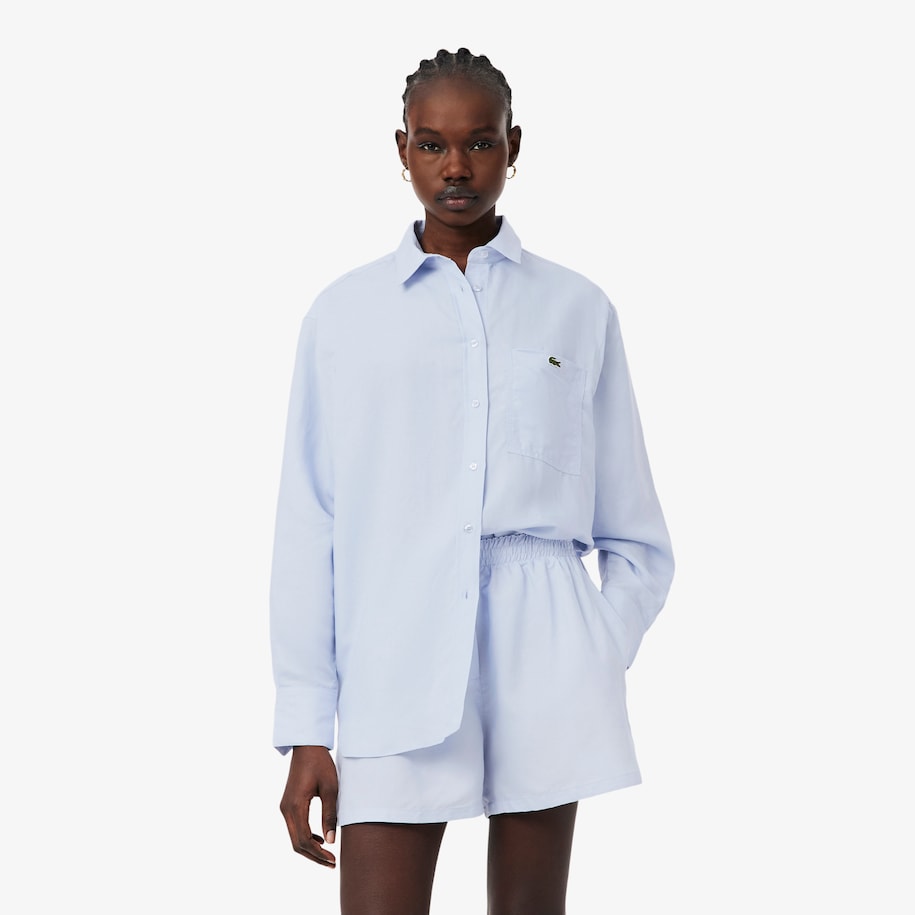 Oversized Linen Blend Shirt image number 0