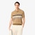 French Made Striped Polo Collar Sweater image number 0