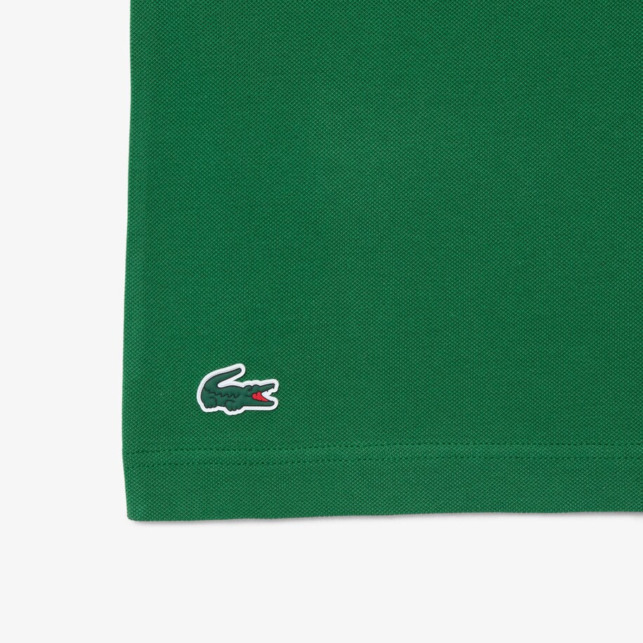 Mini Piqu&eacute; Badge Accent Stretch Golf Polo Shirt image number 3