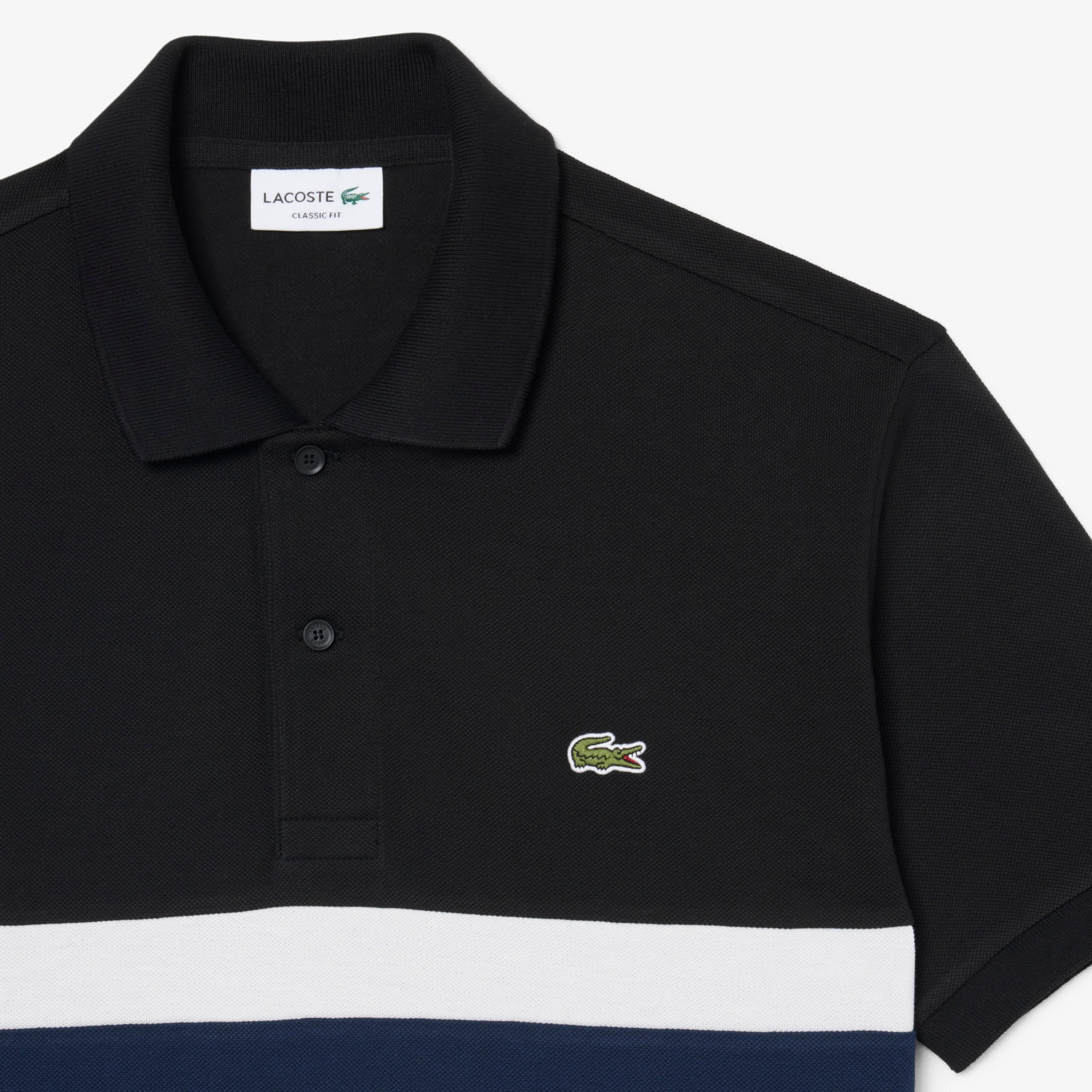 Classic Fit Colour-Block Petit Piqu&eacute; Polo Shirt image number 4