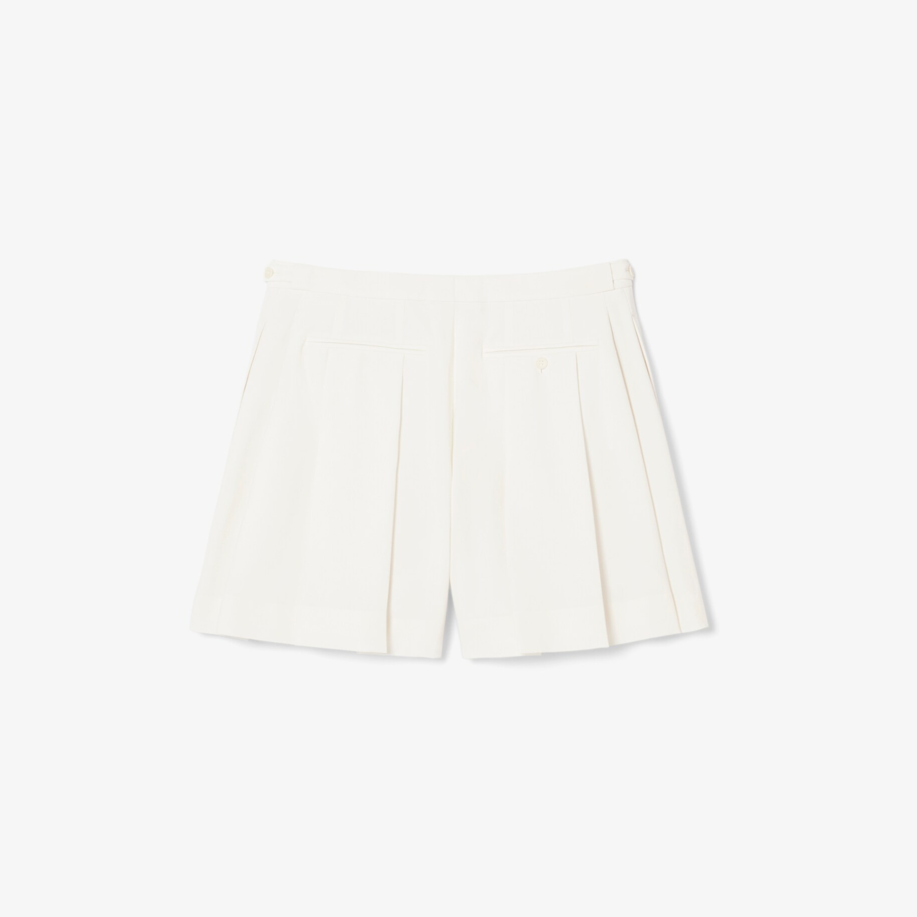 Runway Pleated Wool Bermuda Shorts image number 4