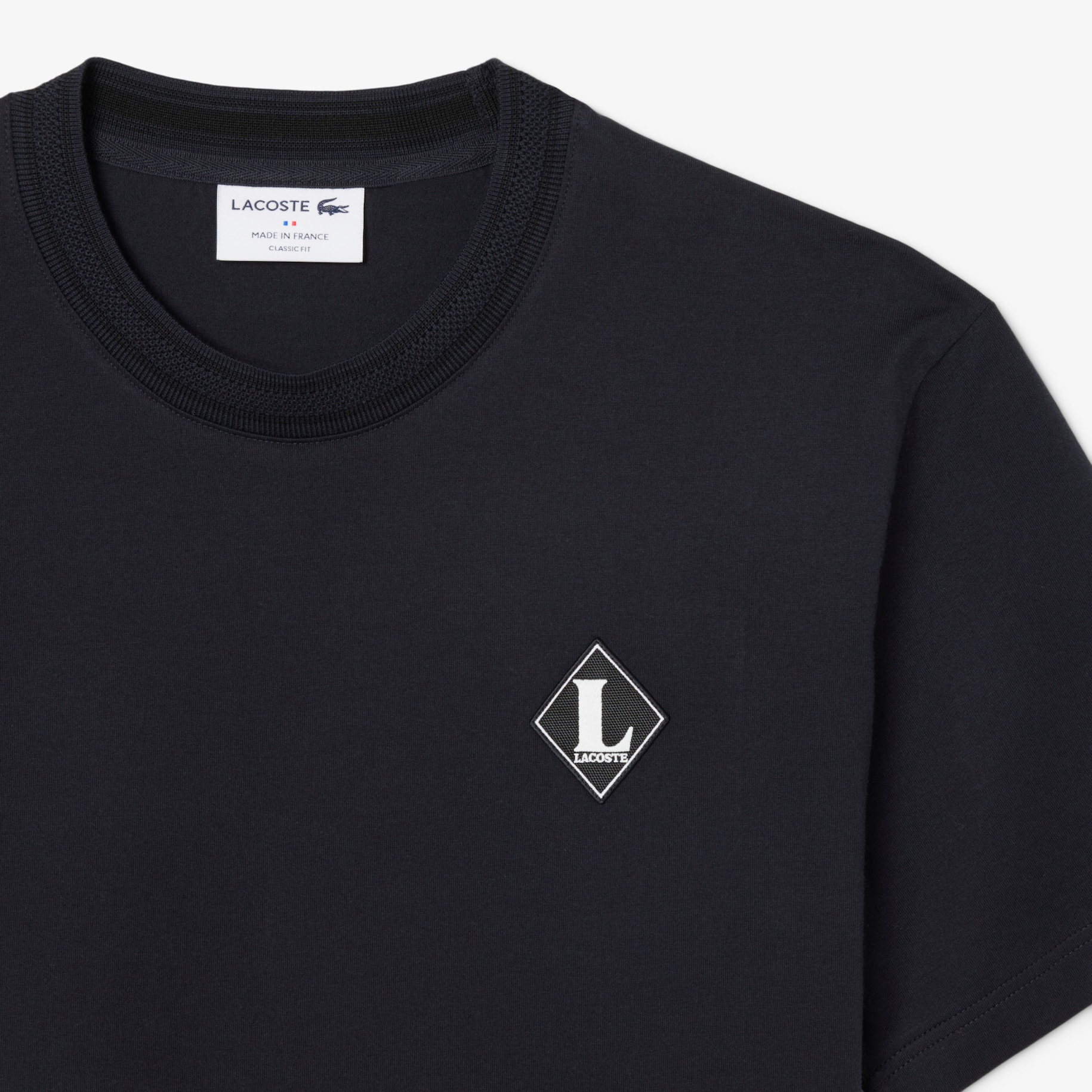 French Made Badge Accent T-shirt image number 4