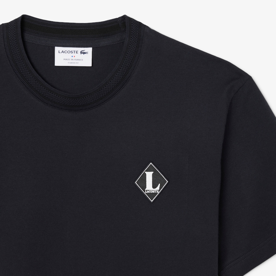 French Made Badge Accent T-shirt image number 4