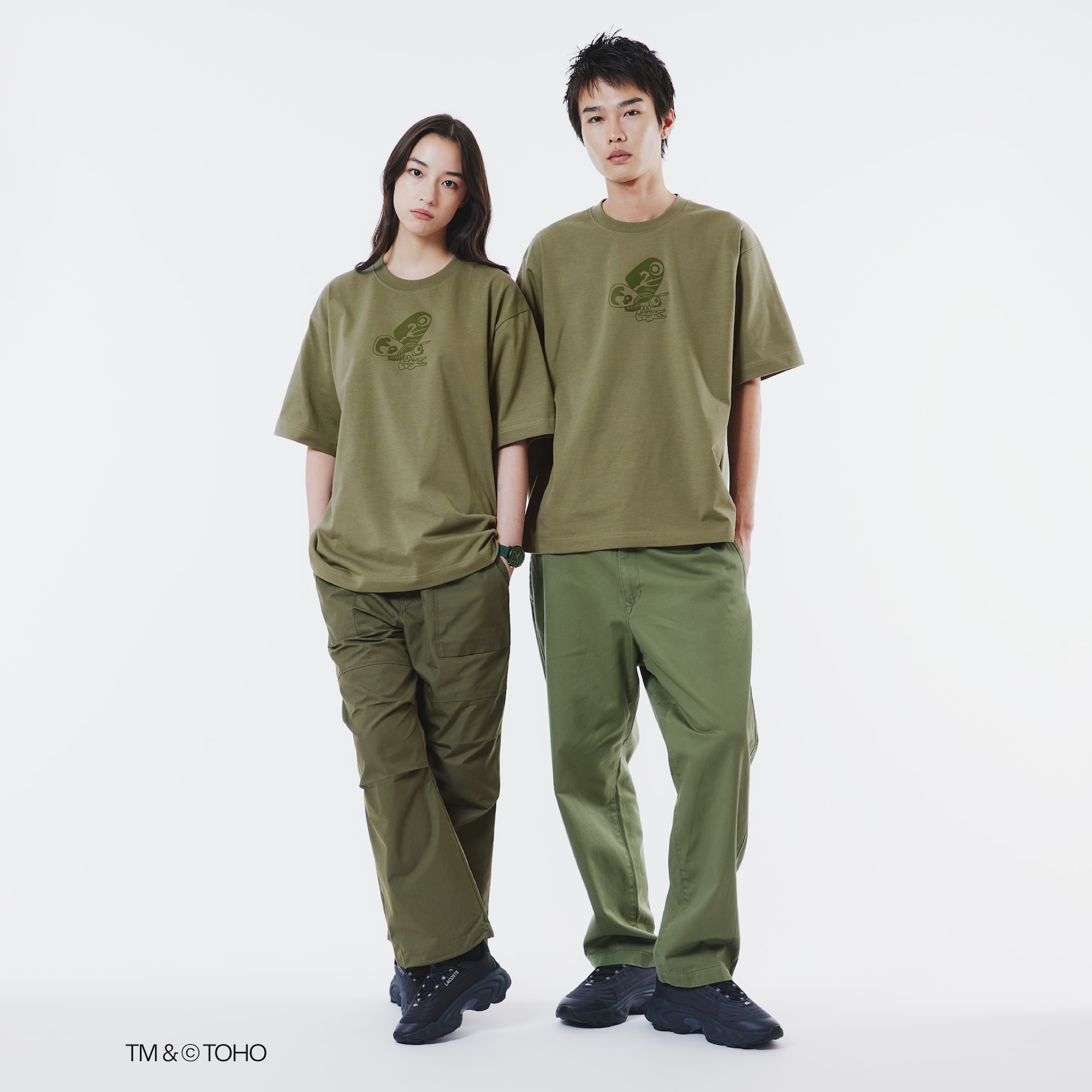 T-shirt Mothra Lacoste & Godzilla image number 0