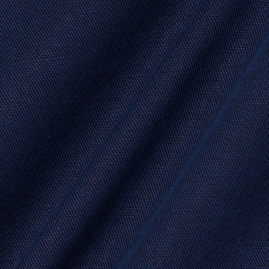 Oversized Fluid Twill Polo Shirt image number 2