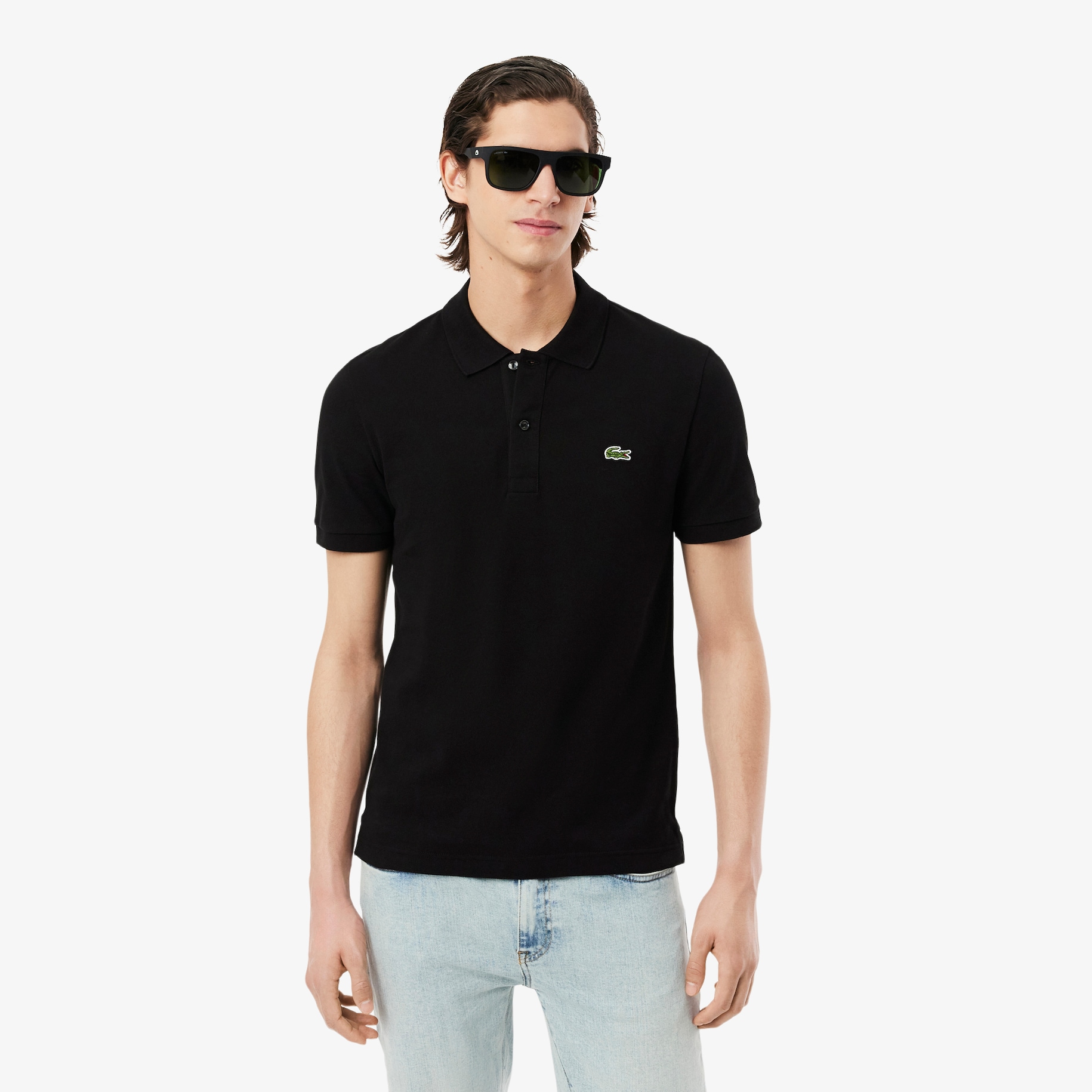 Slim Fit L.12.12 Piqué Polo Shirt image number 0