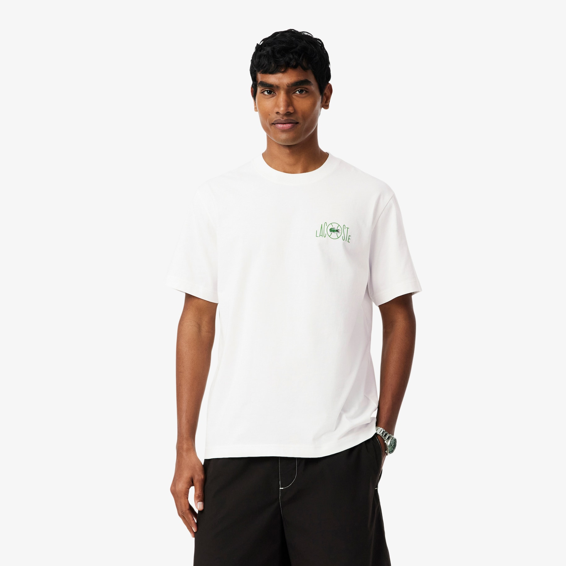 Printed Cotton T-shirt image number 0