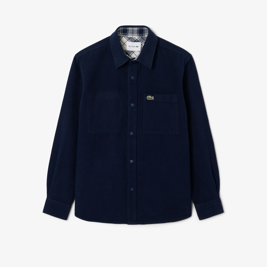 Oversized Plaid Flannel Overshirt image number 0