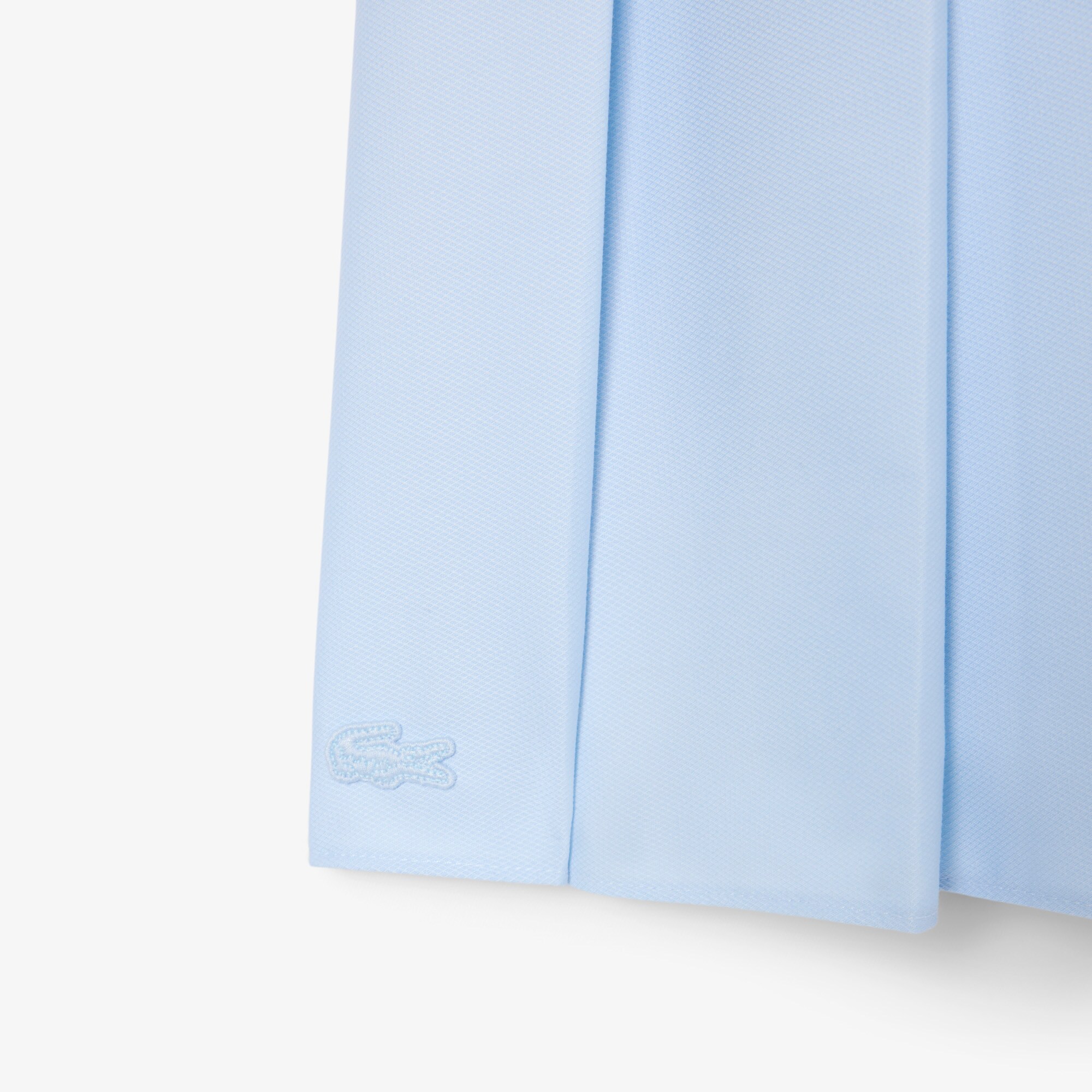 Pleated Petit Piqu&eacute; Effect Midi Skirt image number 5