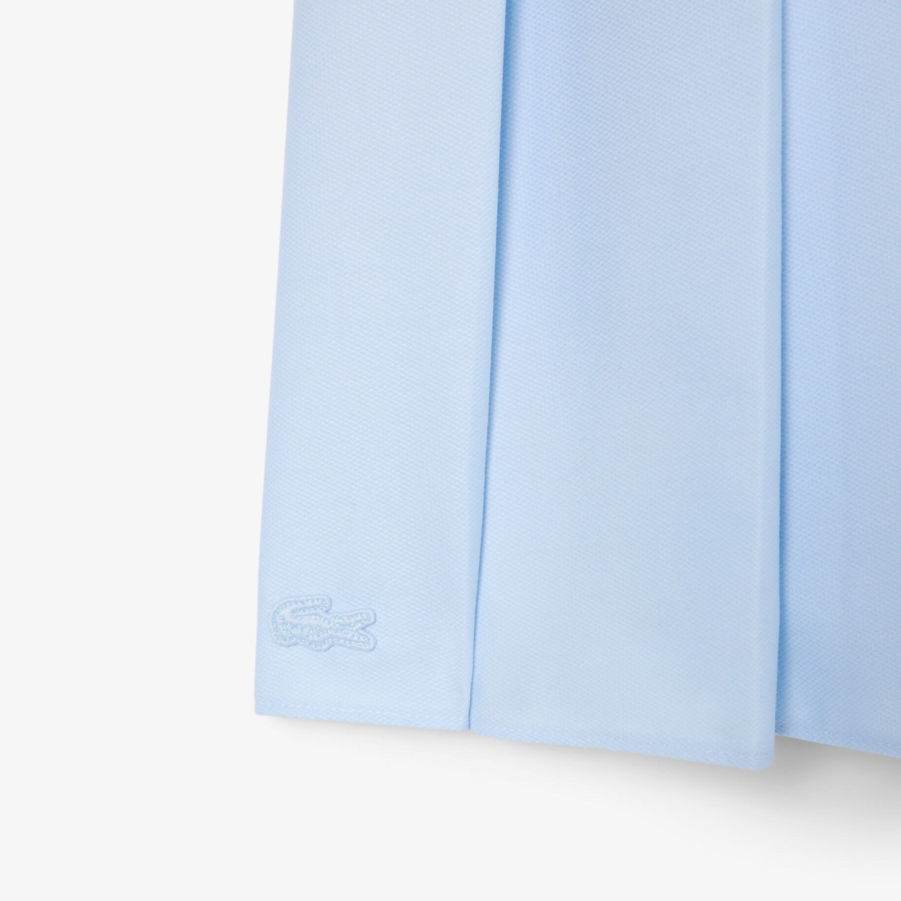Pleated Petit Piqu&eacute; Effect Midi Skirt image number 5
