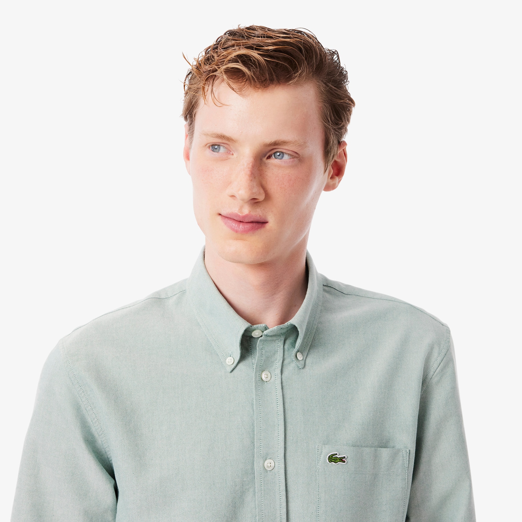 Regular Fit Short Sleeved Oxford Shirt image number 1