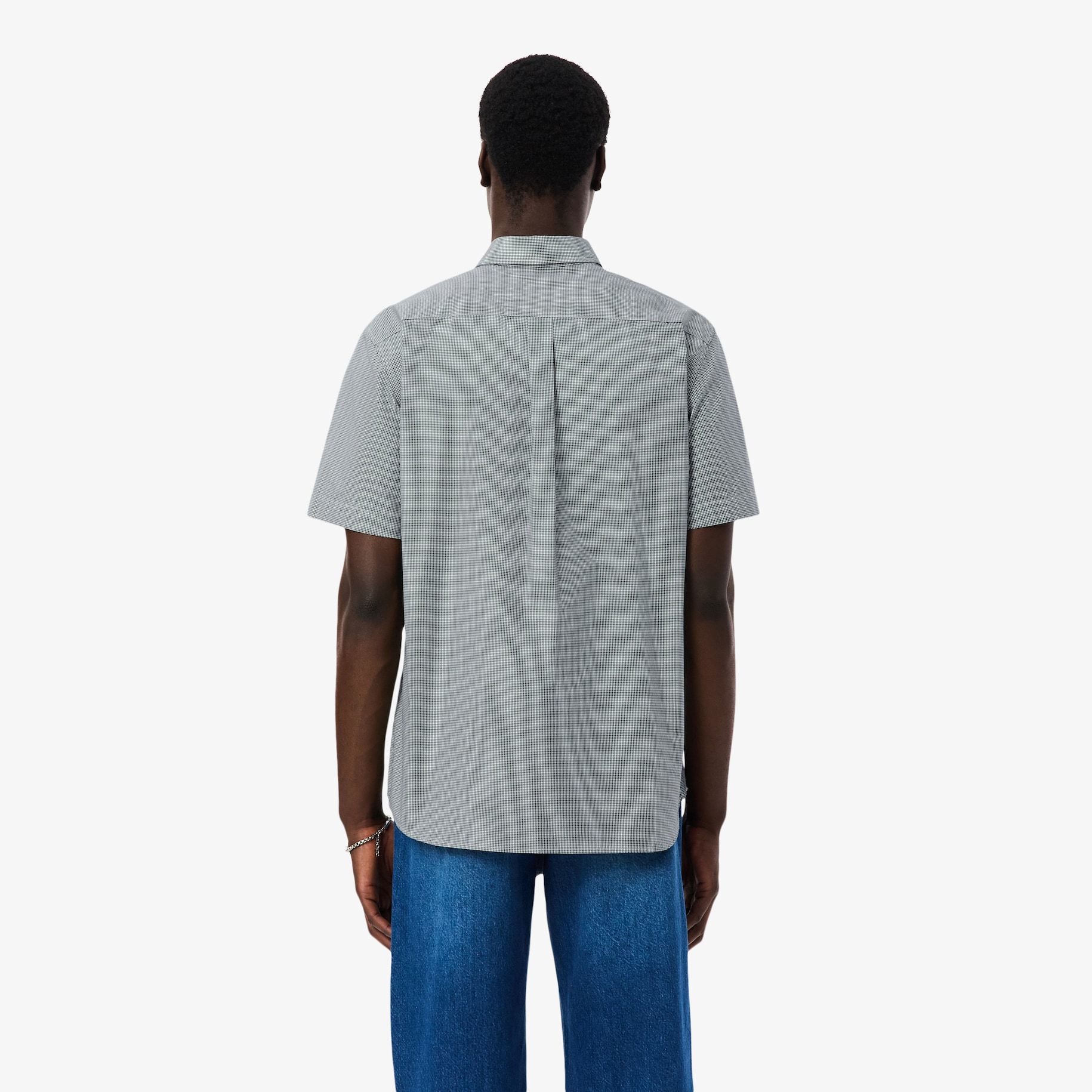 Regular Fit Short Sleeved Gingham Shirt image number 2