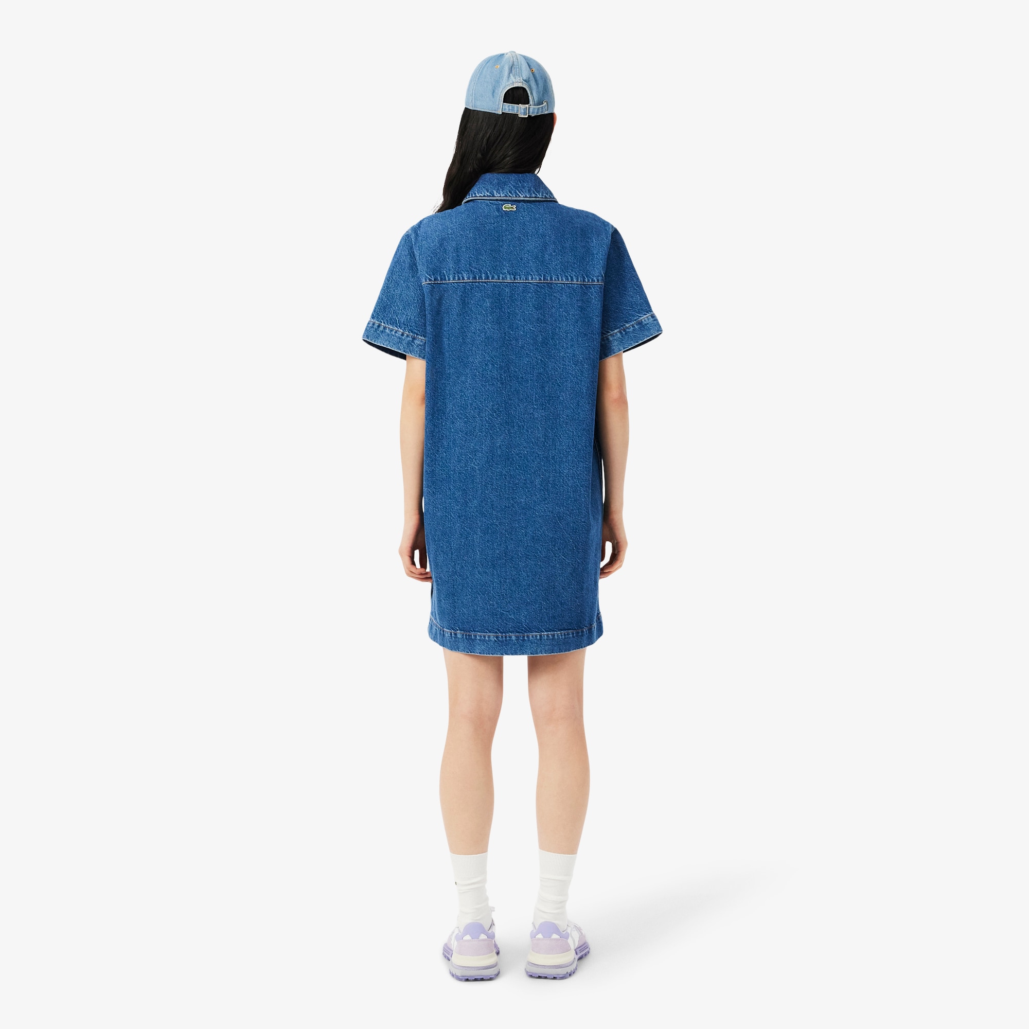 Oversized Cotton Denim Dress image number 2