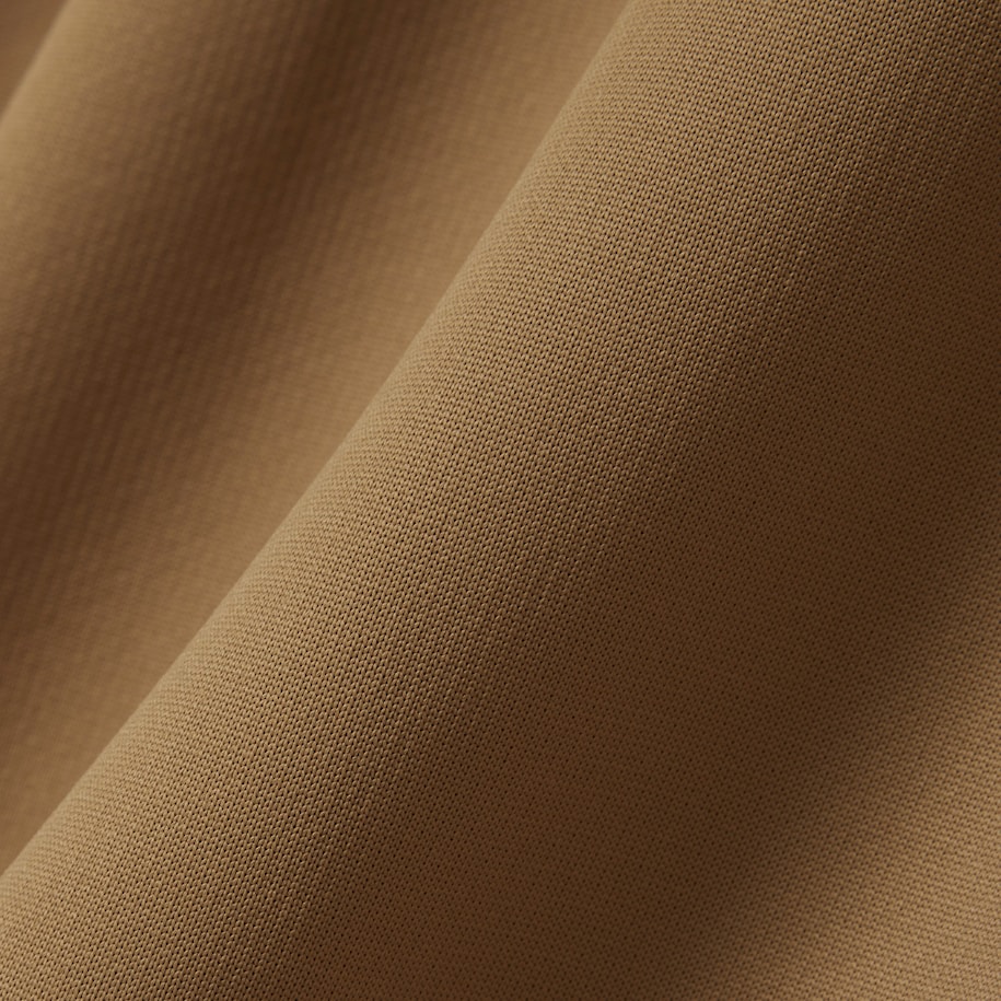 Runway Badge Accent Oversized Satin Polo Shirt image number 7