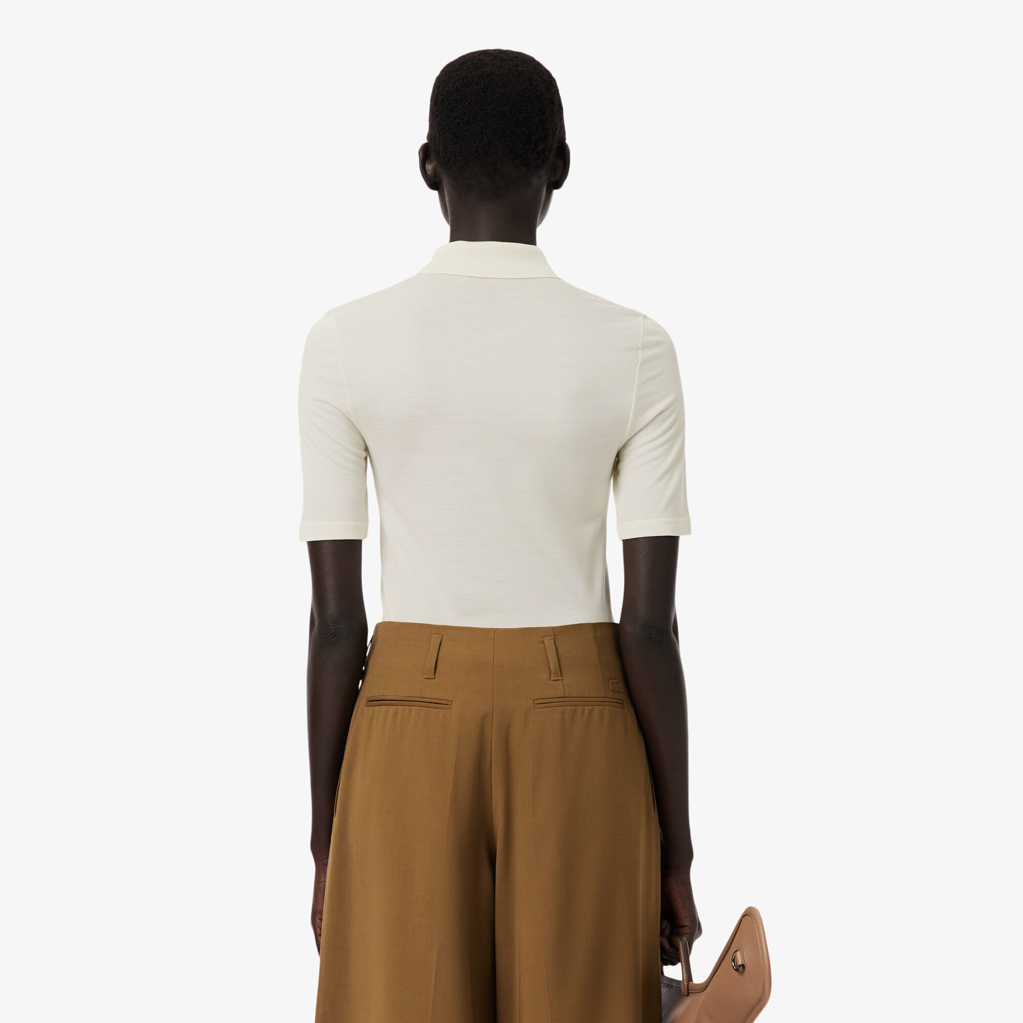 Runway Slim Fit Silk Mini-Piqu&eacute; Polo Shirt image number 2