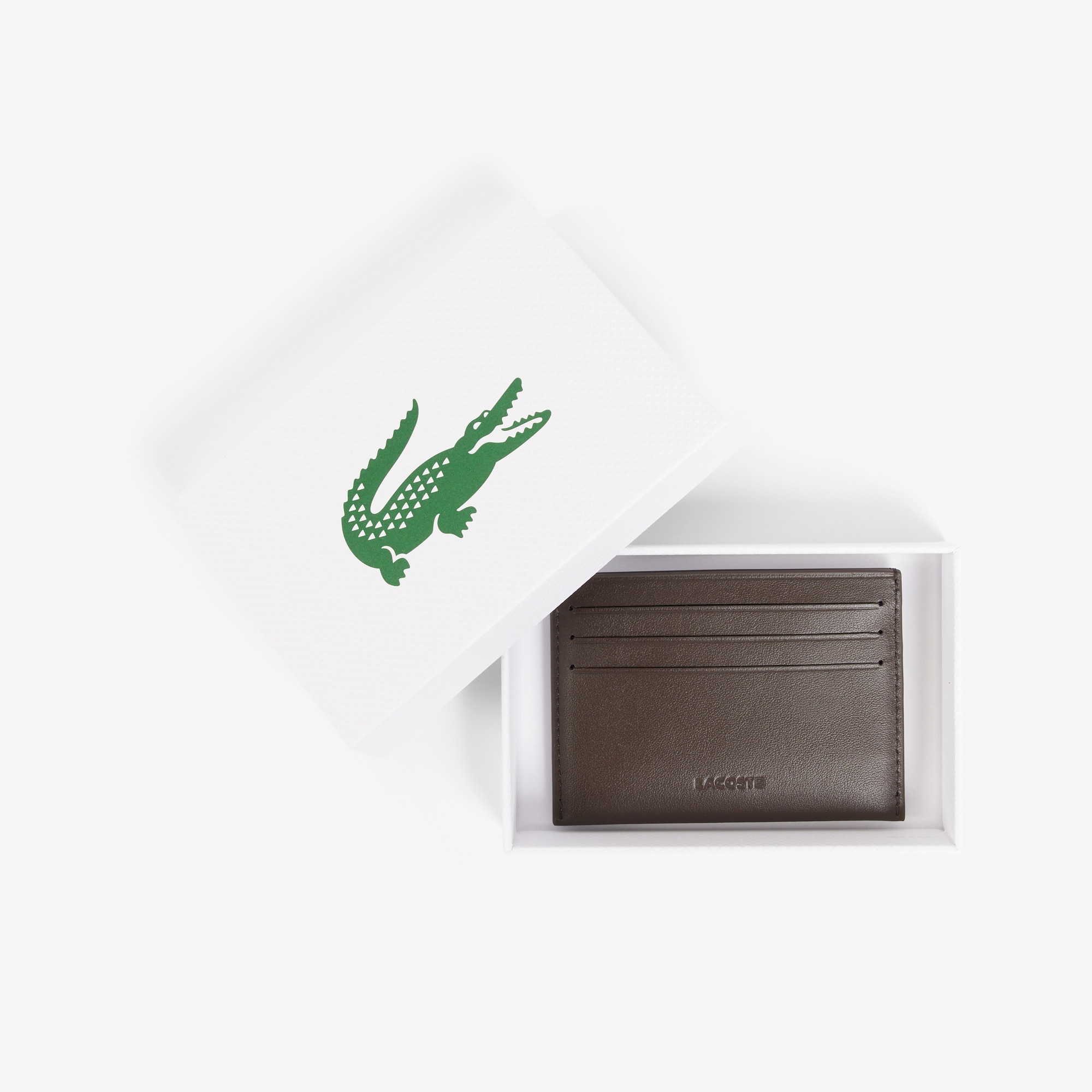 Unisex Fitzgerald credit card holder in leather image number 3