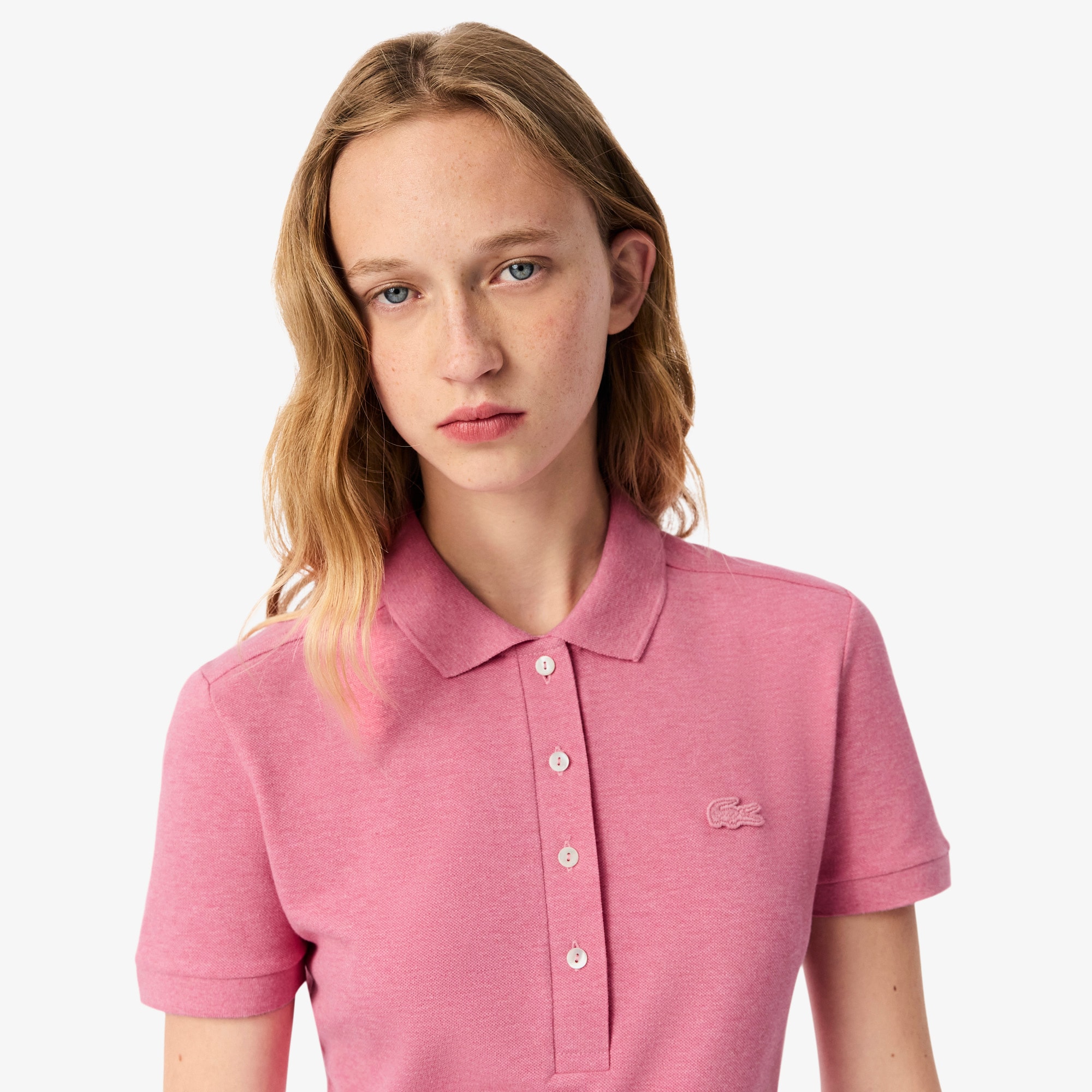 L.12.D Slim Fit Stretch Mini Piqué Polo Shirt image number 1
