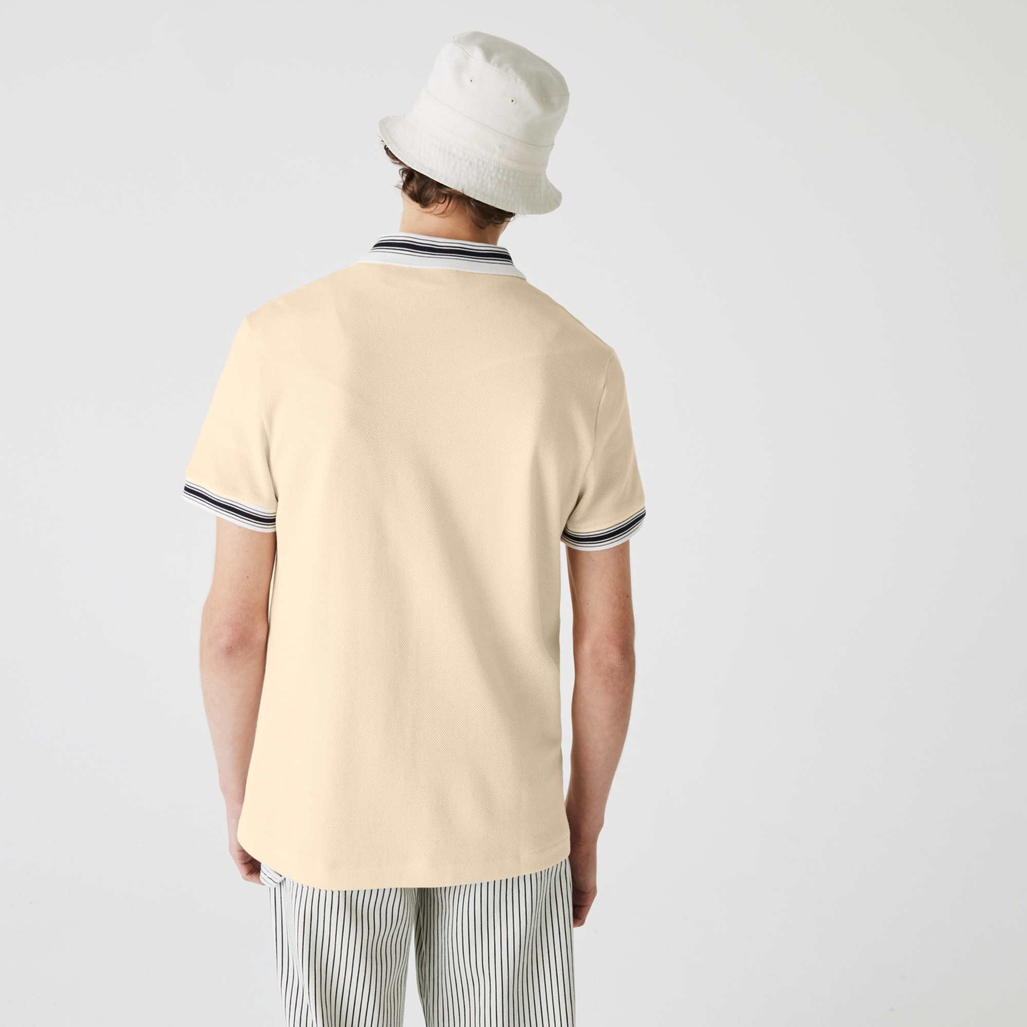 Men's Lacoste Regular Fit Striped Zip 