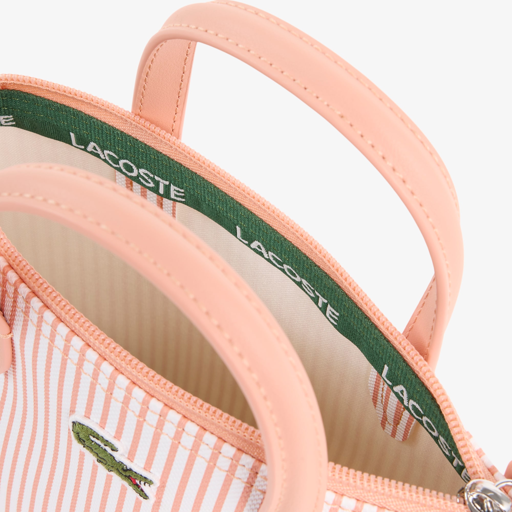 Mini Striped L.12.12 Concept Tote image number 3