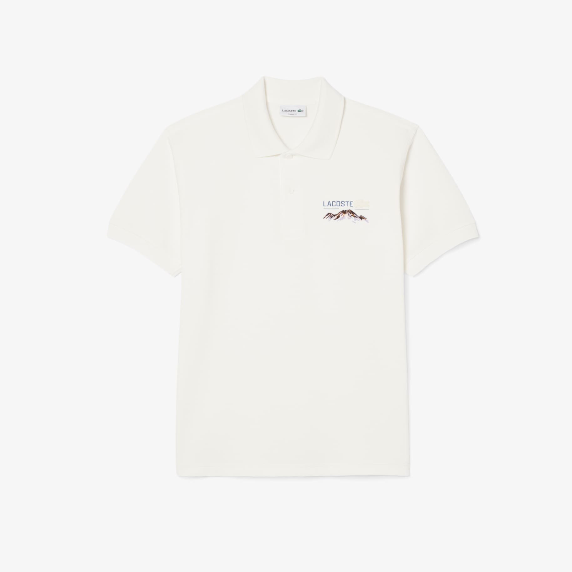 Classic Fit Embroidered Motif Piqué Polo Shirt image number 3