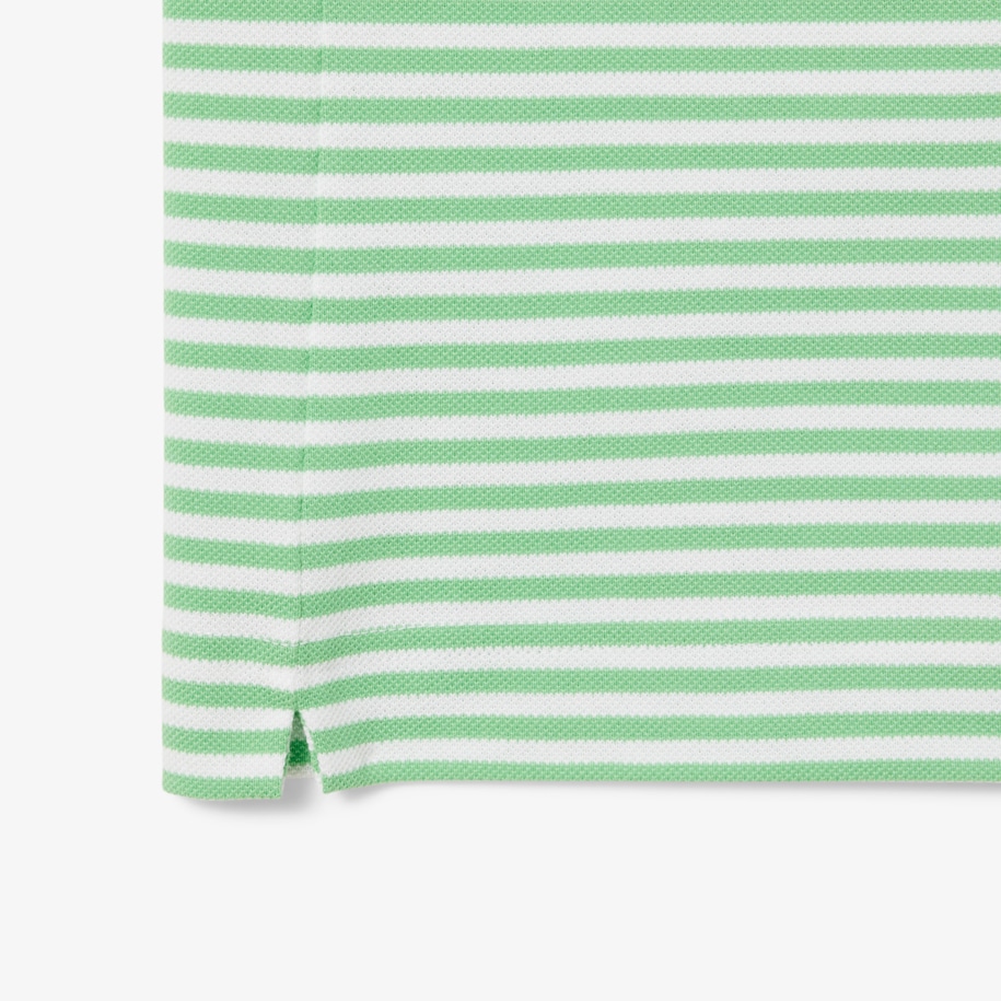Classic Fit L.12.12 Striped Petit Piqué Polo Shirt image number 5