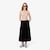 Long Pleated Elasticated Waist Skirt image number 0