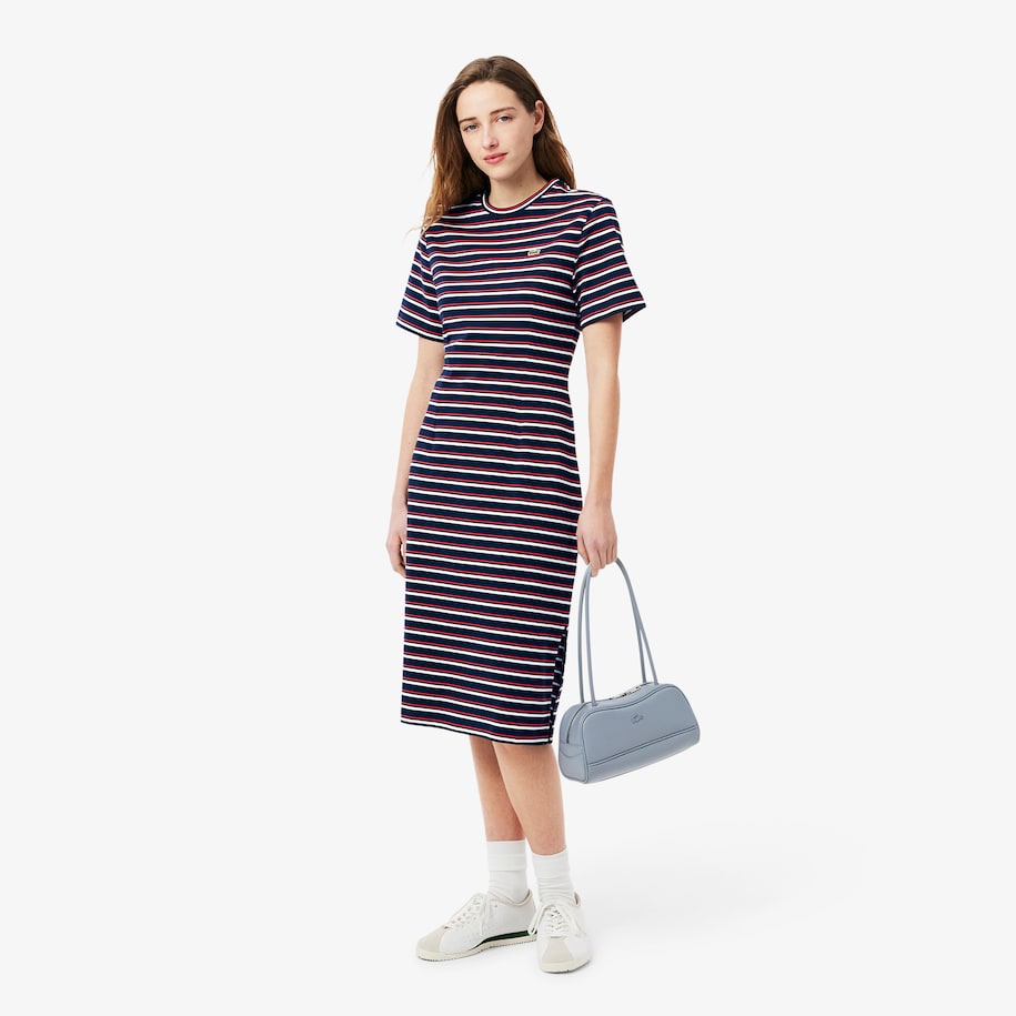 Striped Jersey T-Shirt Dress image number 0