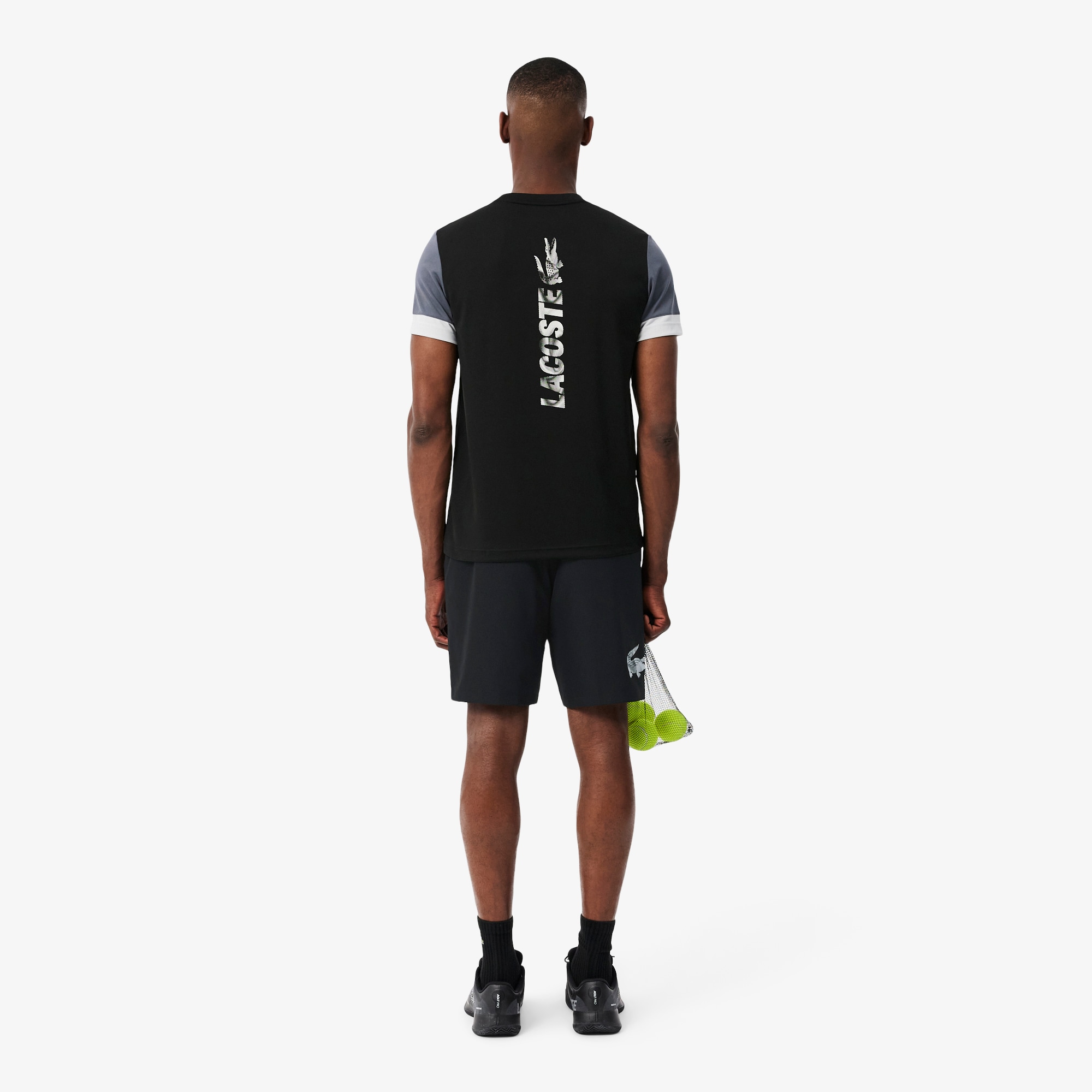 Water-Repellent Colour-Block Sport Shorts image number 2