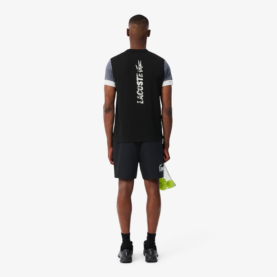Water-Repellent Colour-Block Sport Shorts image number 2
