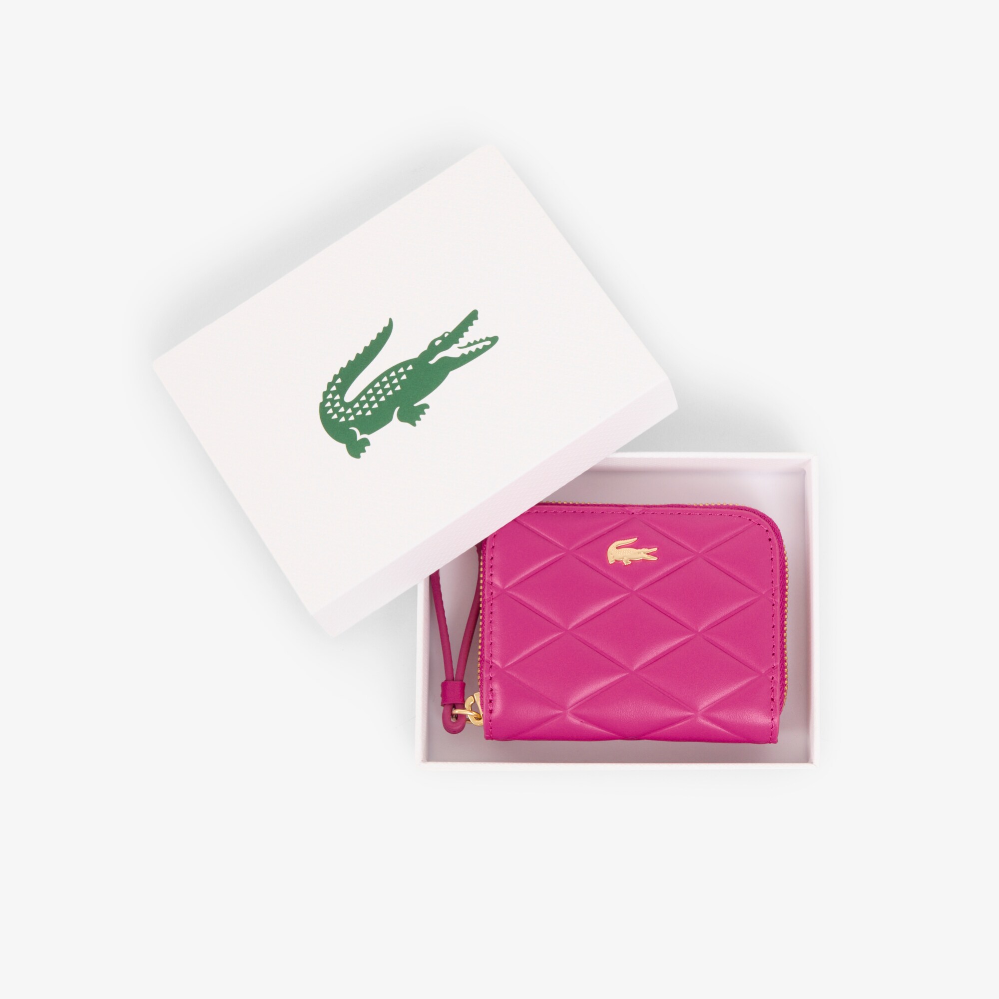 Small Crocodelle Leather Coin Purse image number 4
