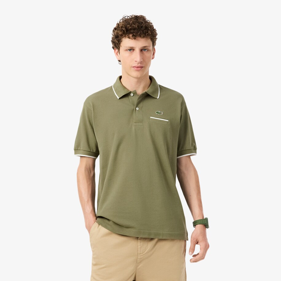 Classic Fit Pocket Accent L.12.12 Polo Shirt image number 0