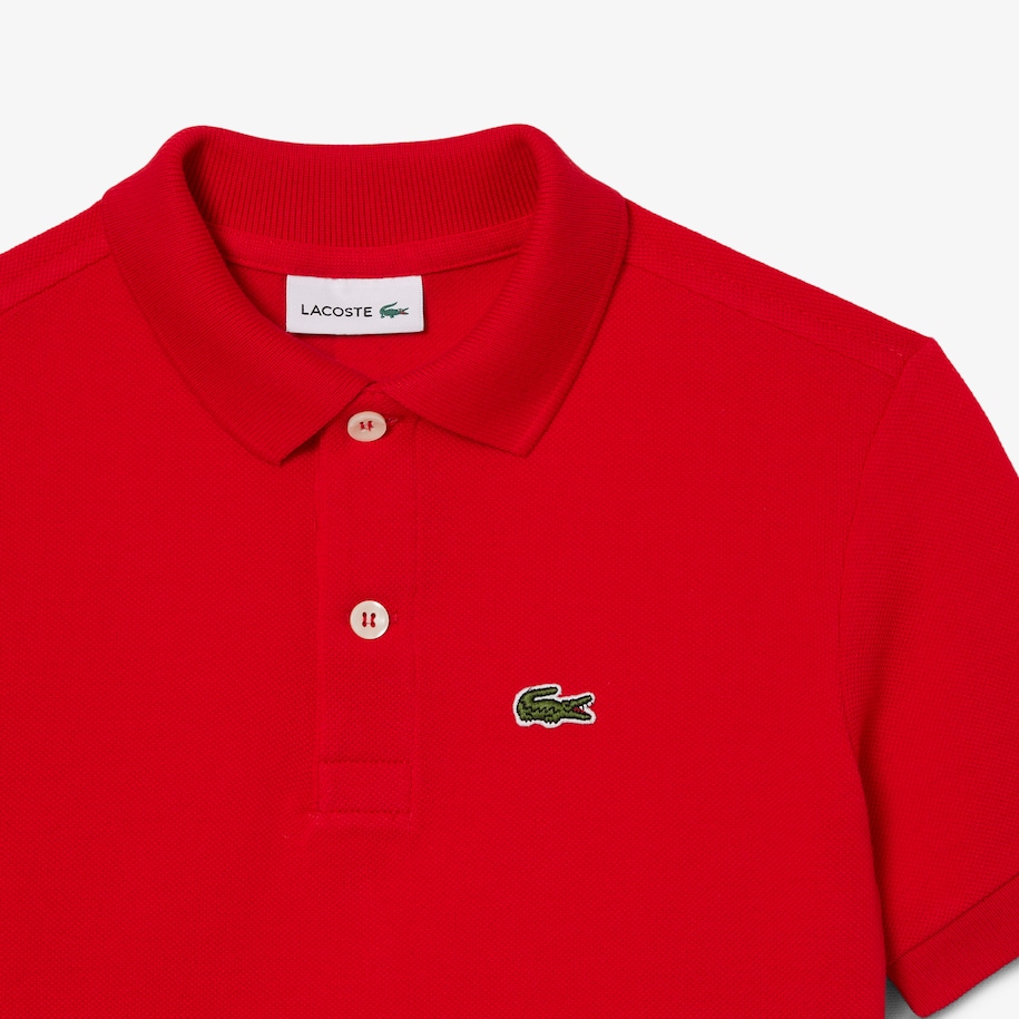 Kids' Lacoste Regular Fit Petit Piqué Polo Shirt image number 5