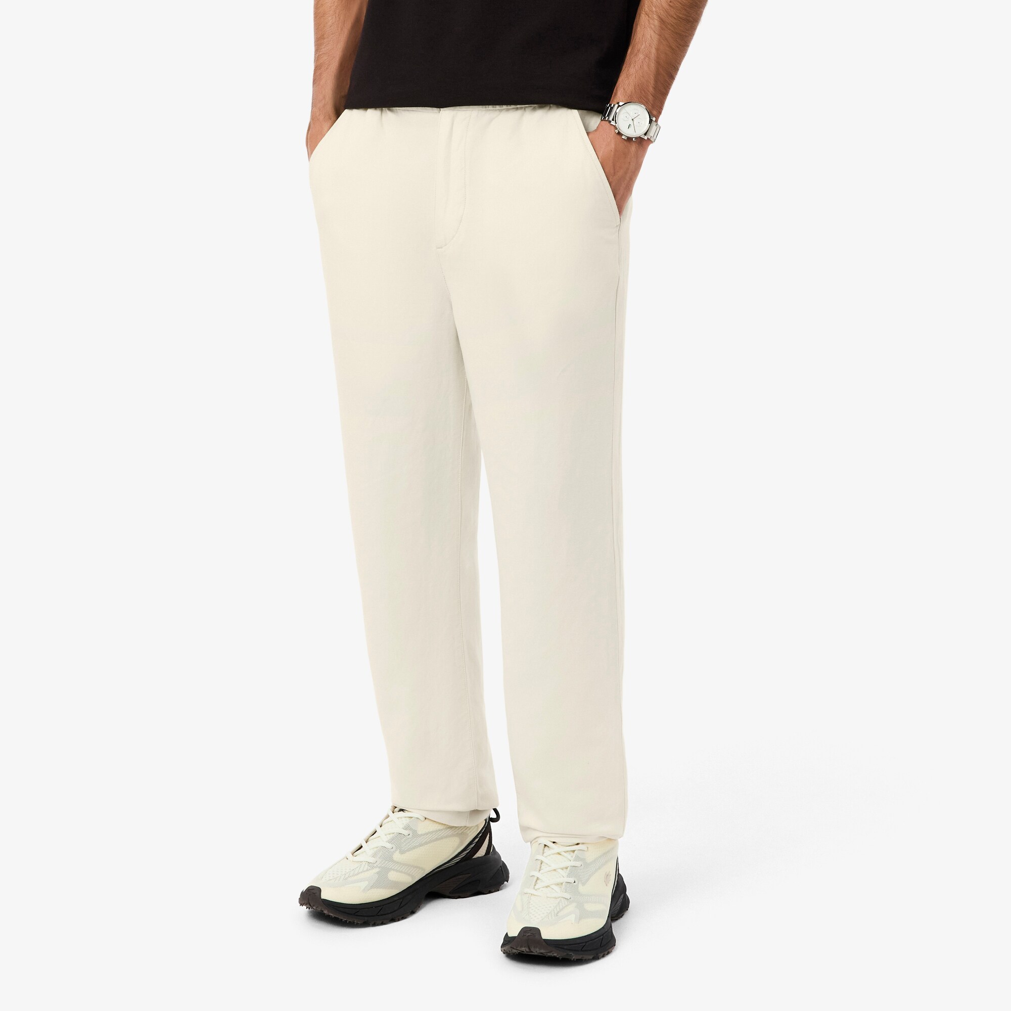 Regular Fit Linen Chino Pants image number 1