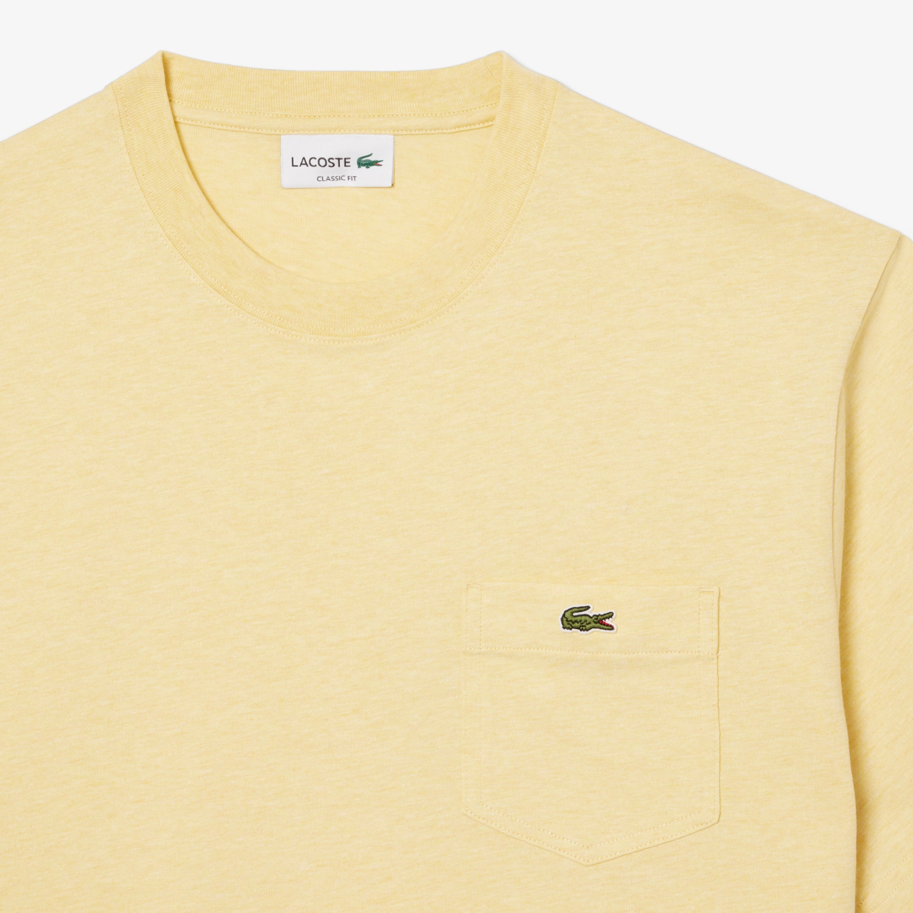 Cotton T-shirt with Breast Pocket image number 4