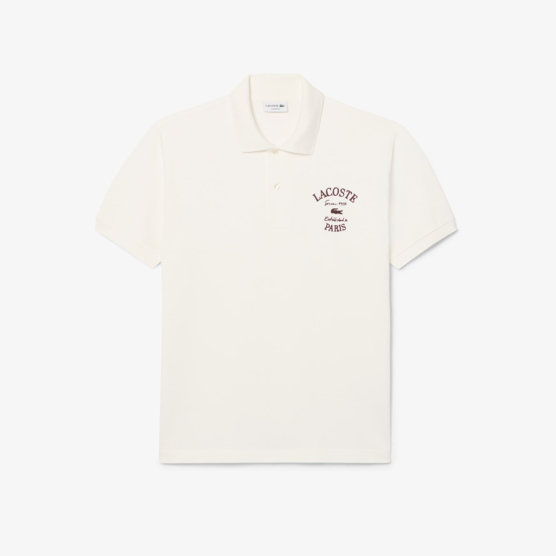 Classic Fit Embroidered Petit Piqu&eacute; Polo Shirt image number 3