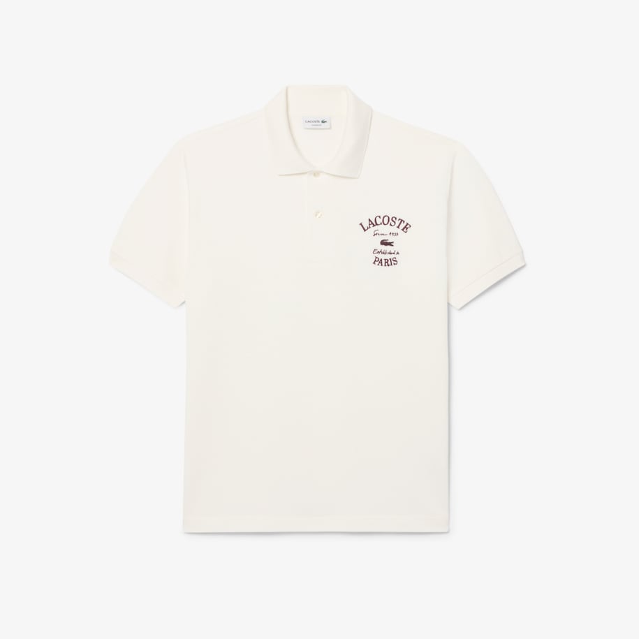 Classic Fit Embroidered Petit Piqu&eacute; Polo Shirt image number 3