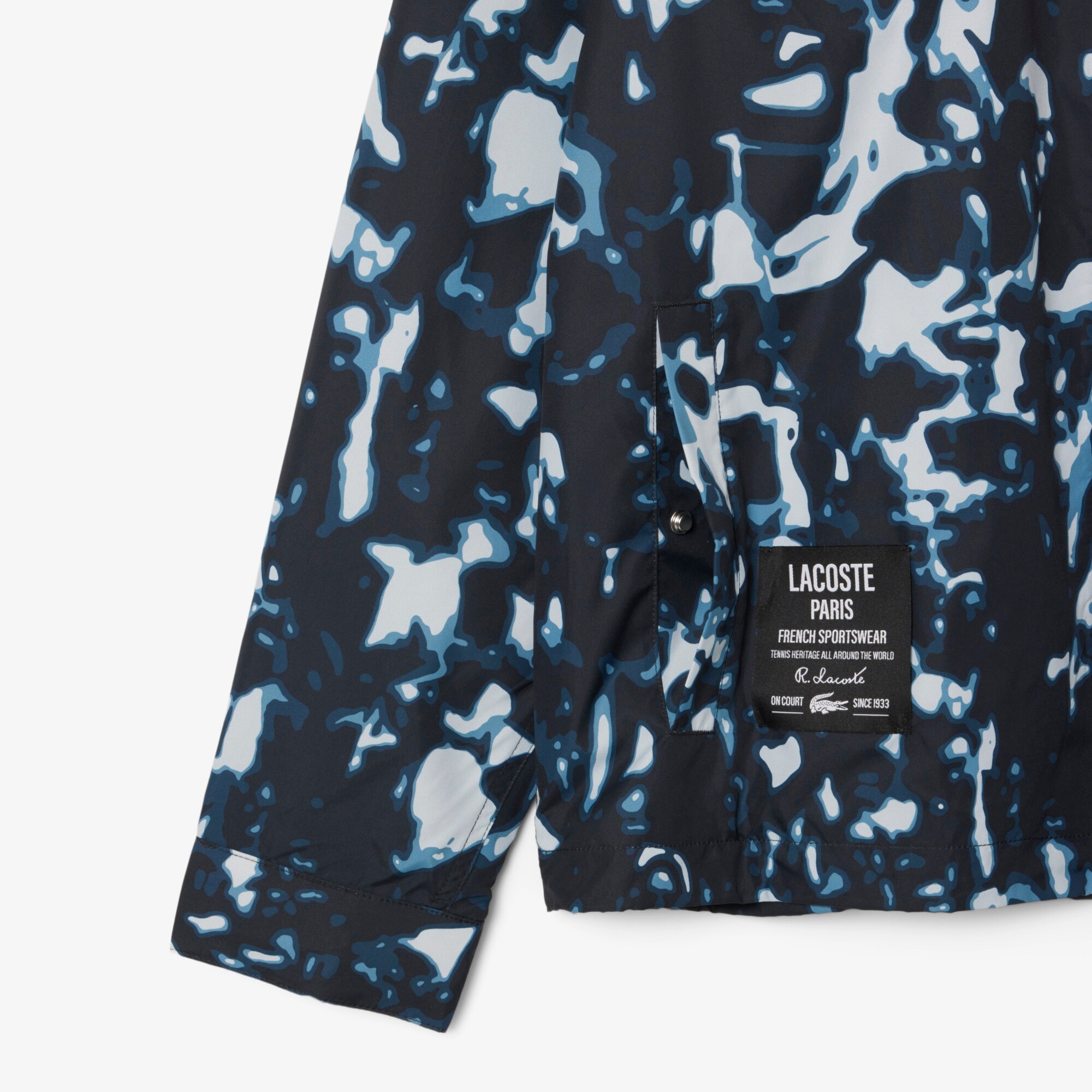 Lightweight Cropped Printed Jacket image number 3