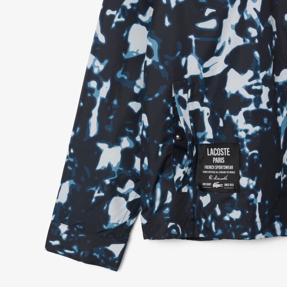 Lightweight Cropped Printed Jacket image number 3