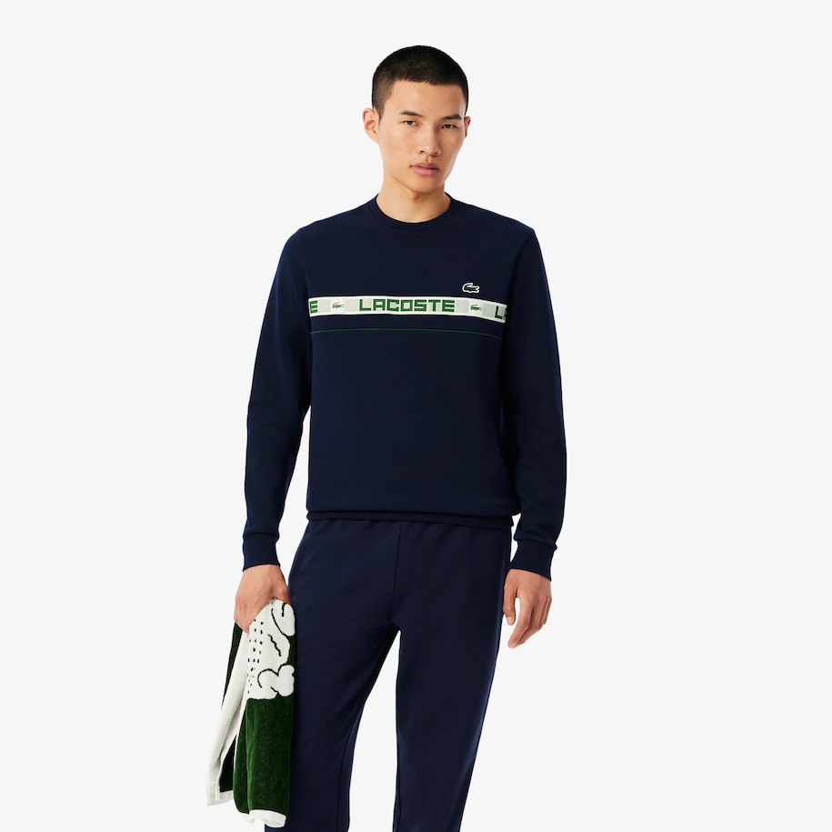 Branded Stripe Tennis Sweatshirt image number 0