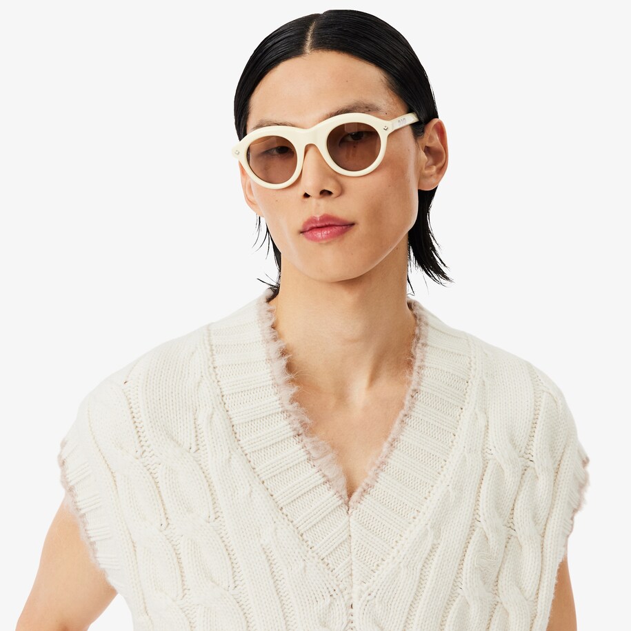 Runway Cable Knit Wool Sweater Vest image number 1