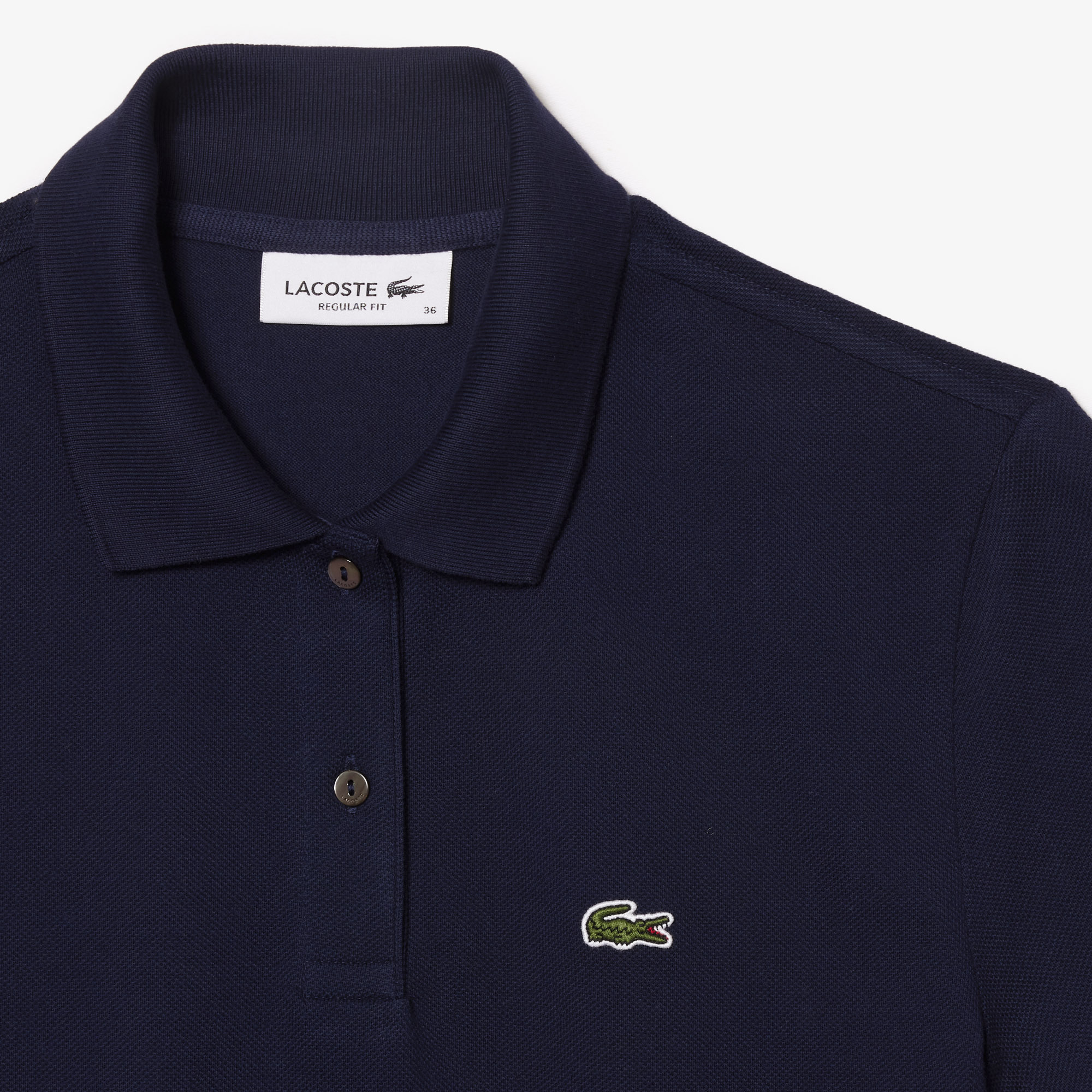 Women's Lacoste Regular Fit Soft Cotton Petit Piqué Polo Shirt image number 5
