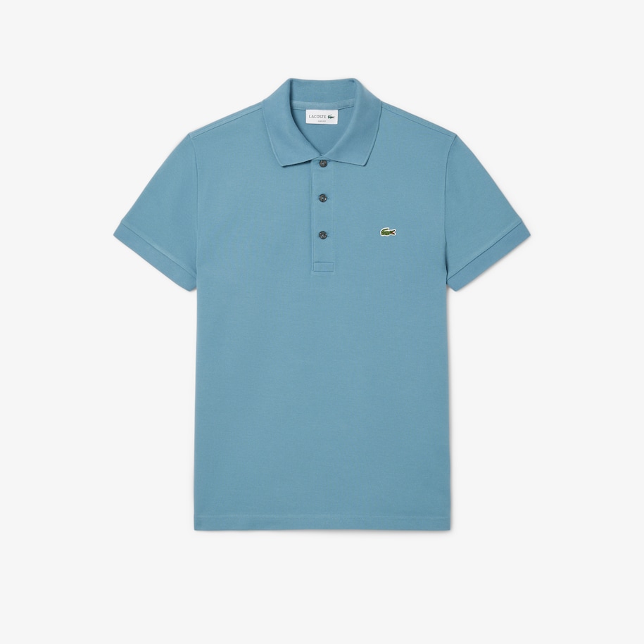 Slim Fit Stretch Piqué Polo Shirt image number 0