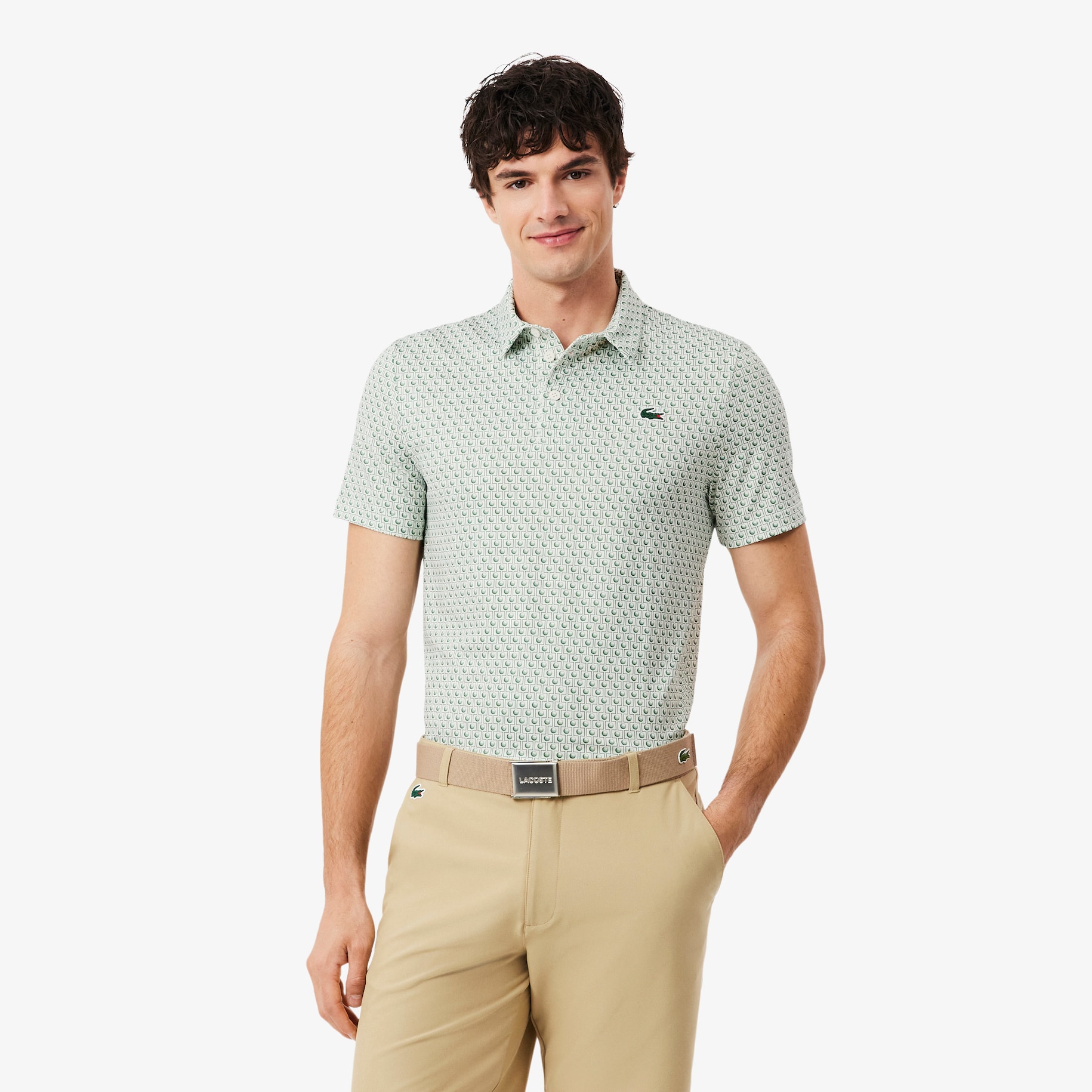Regular Fit Printed Golf Polo Shirt image number 0