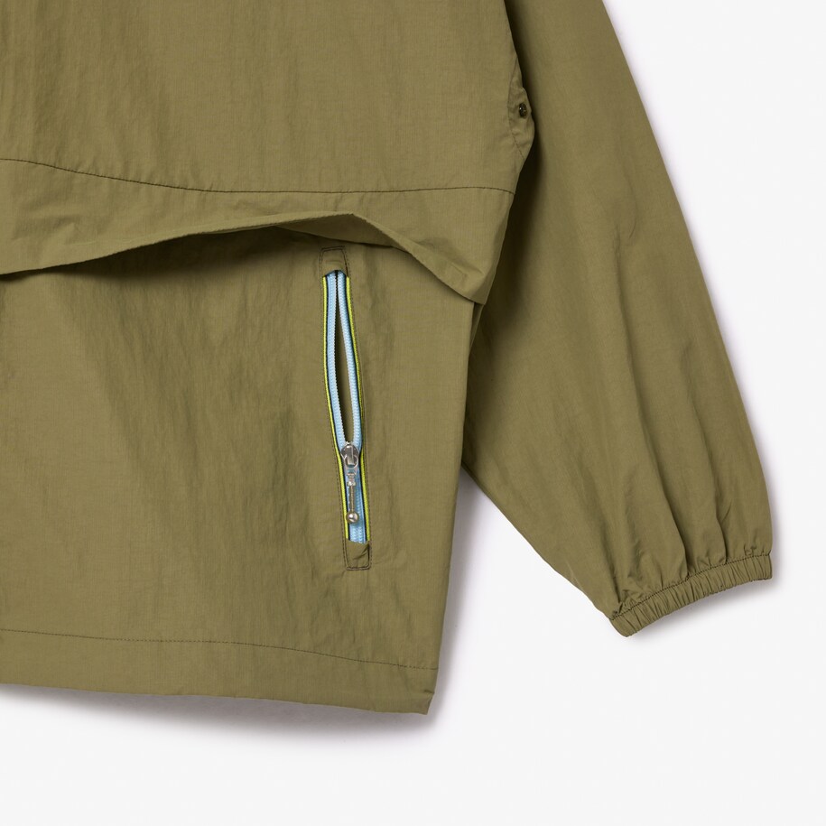 Water-Repellent Removable Hood Windbreaker image number 3