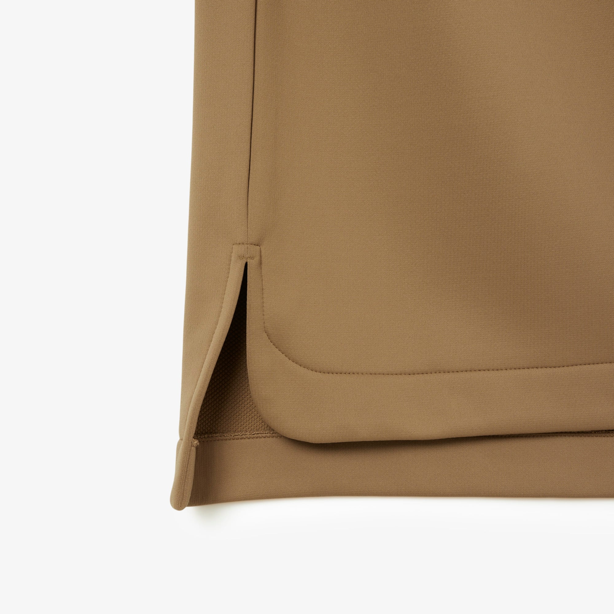 Runway Badge Accent Oversized Satin Polo Shirt image number 6