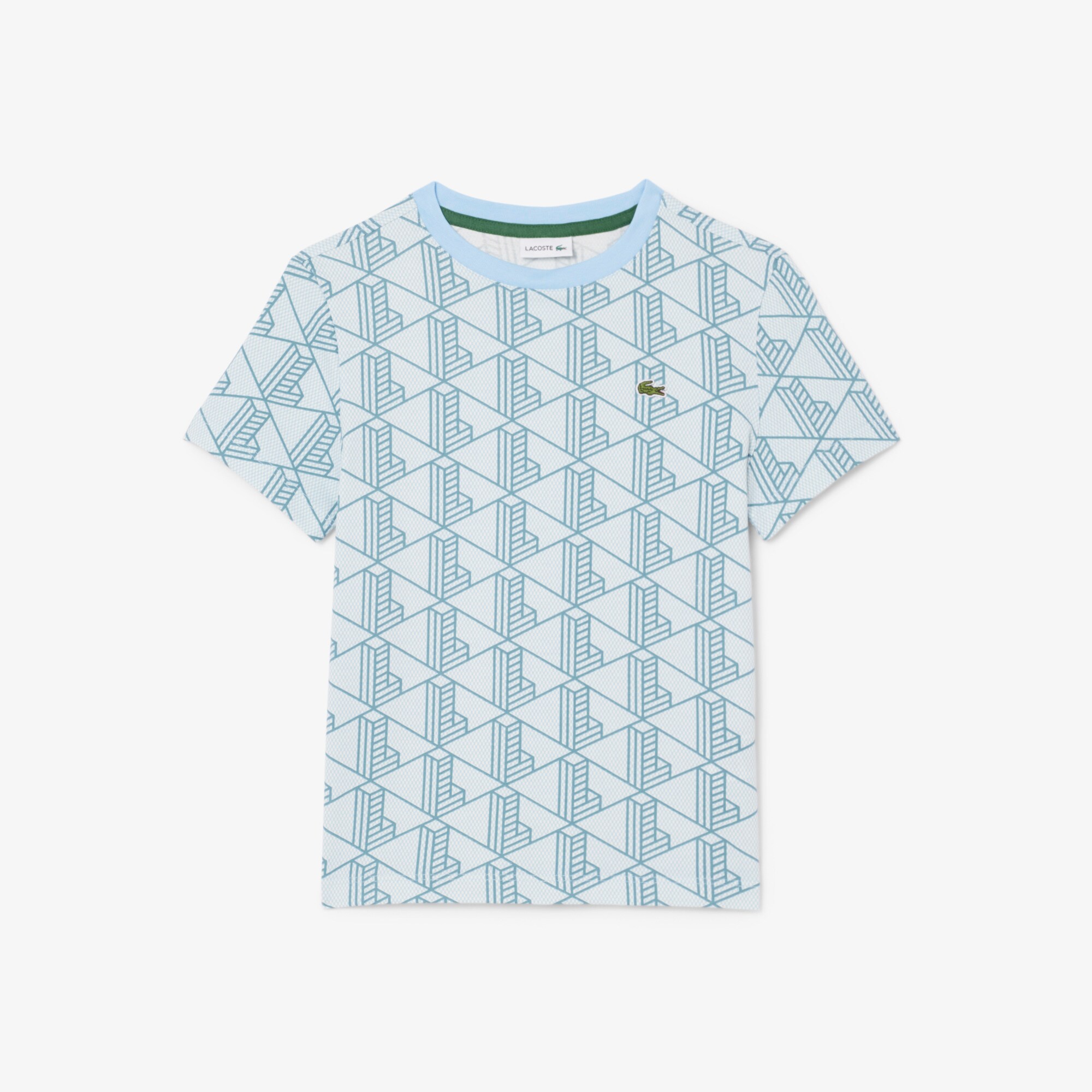 Monogram Print Cotton T-shirt image number 3