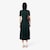 Pleated Fluid Jersey Polo Collar Dress image number 2